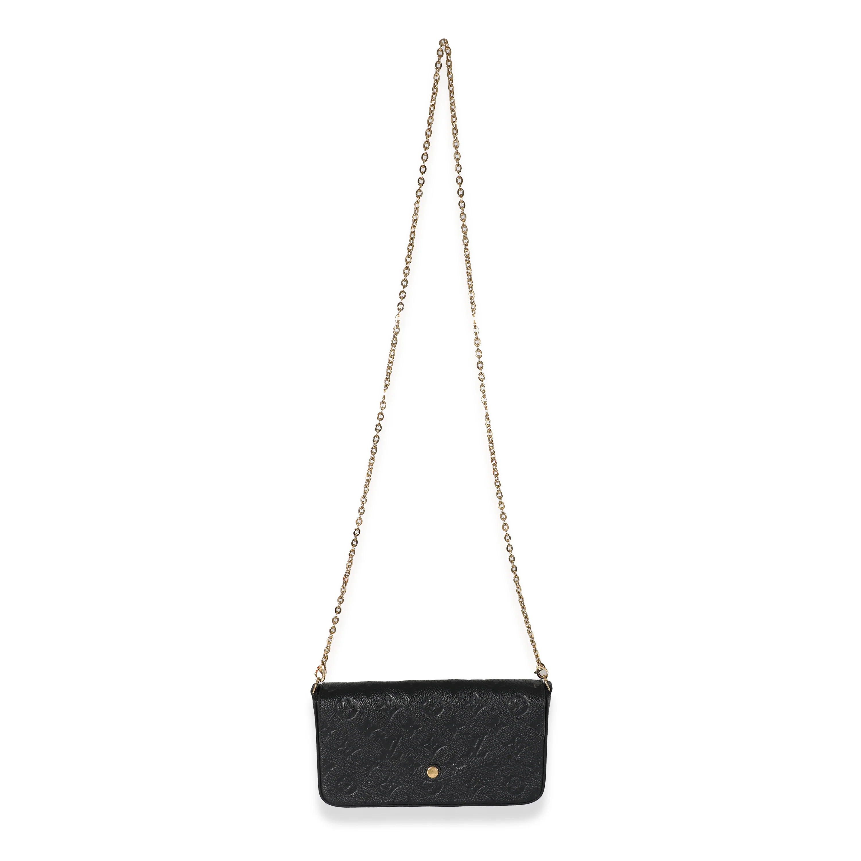 Louis Vuitton Black Monogram Empreinte Félicie Pochette - Image 8