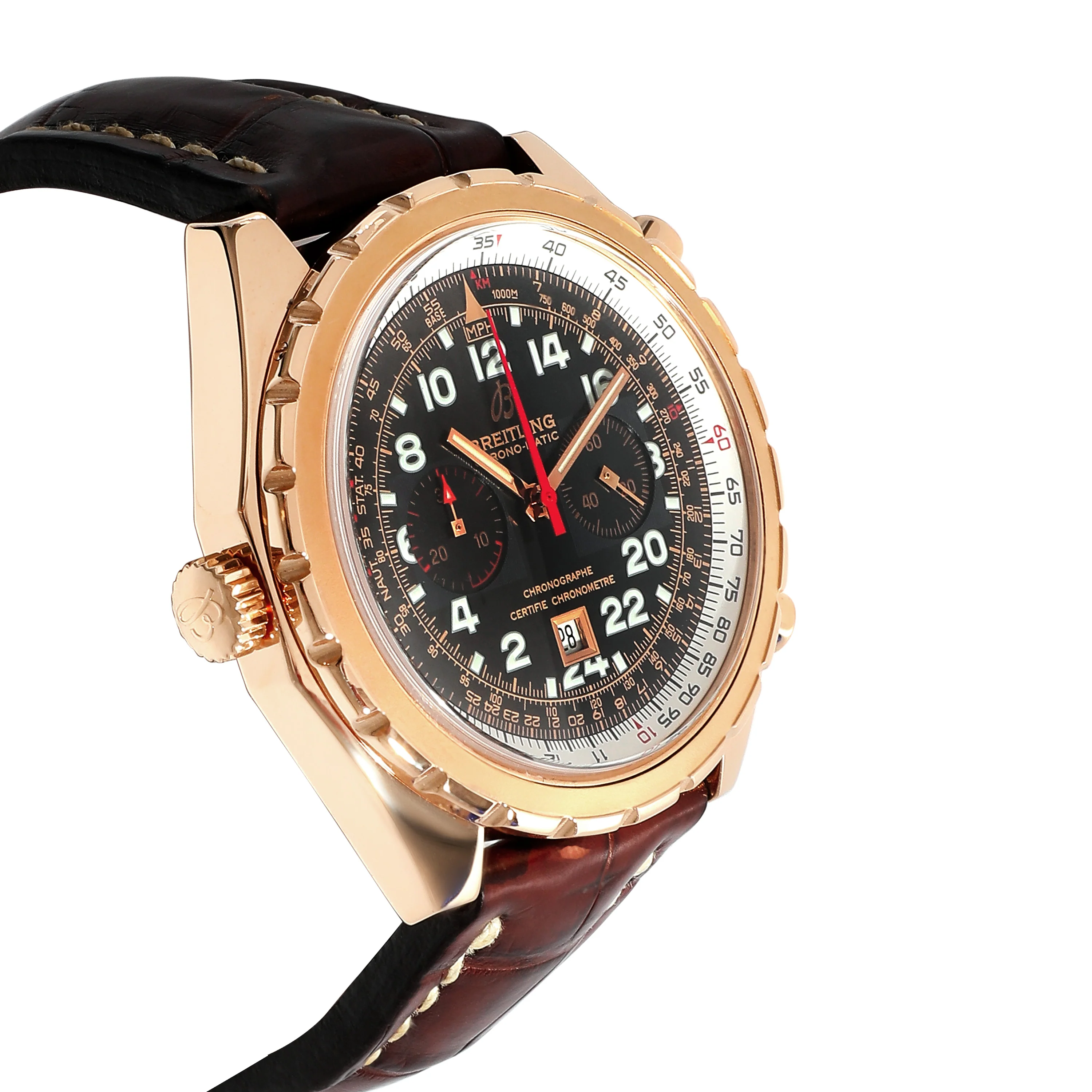 Chrono-Matic H22360 Mens Watch in 18kt Rose Gold - Image 2