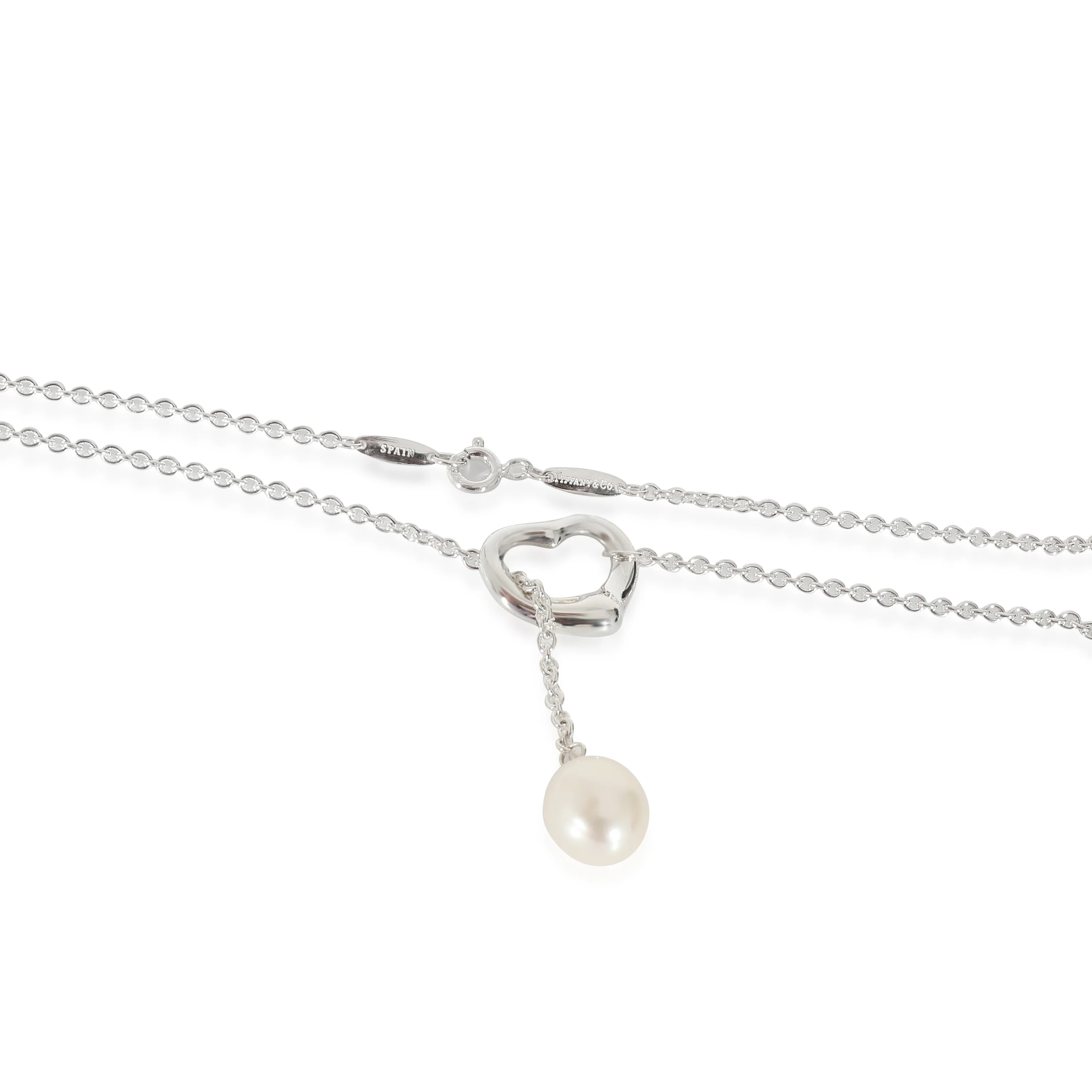 Elsa Peretti Open Heart Lariat Necklace in Sterling Silver - Image 3