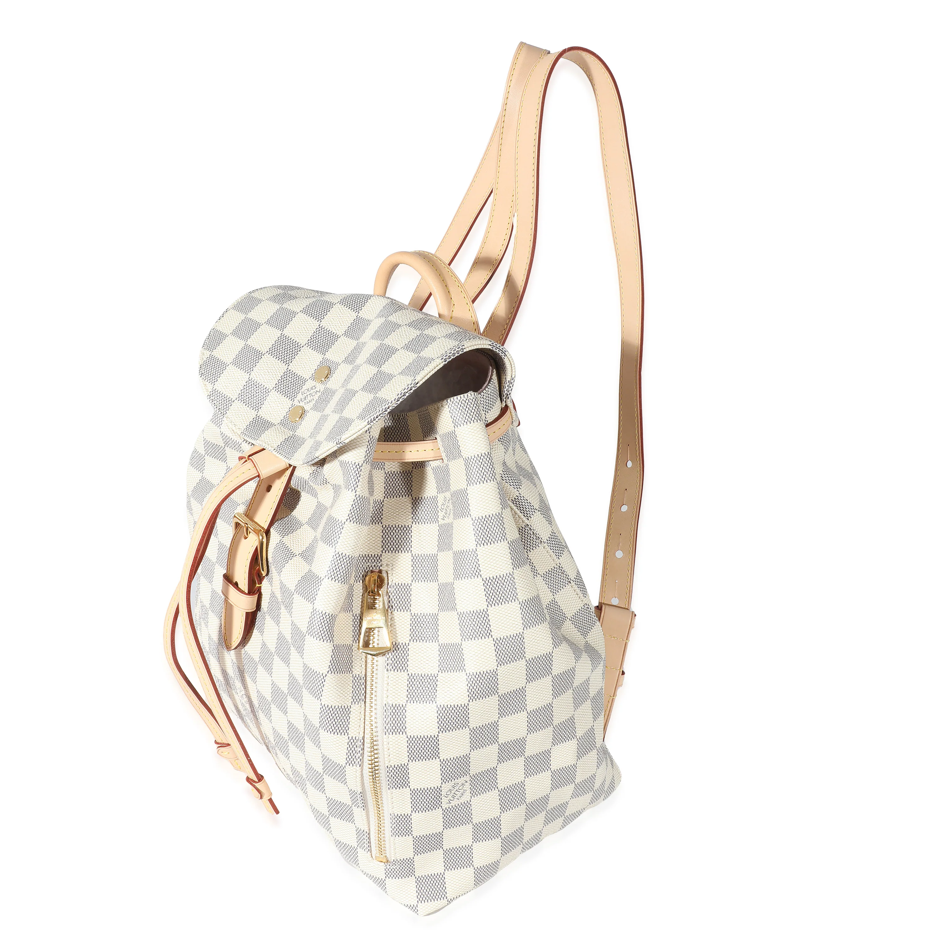Louis Vuitton Damier Azur Canvas Sperone Backpack - Image 2