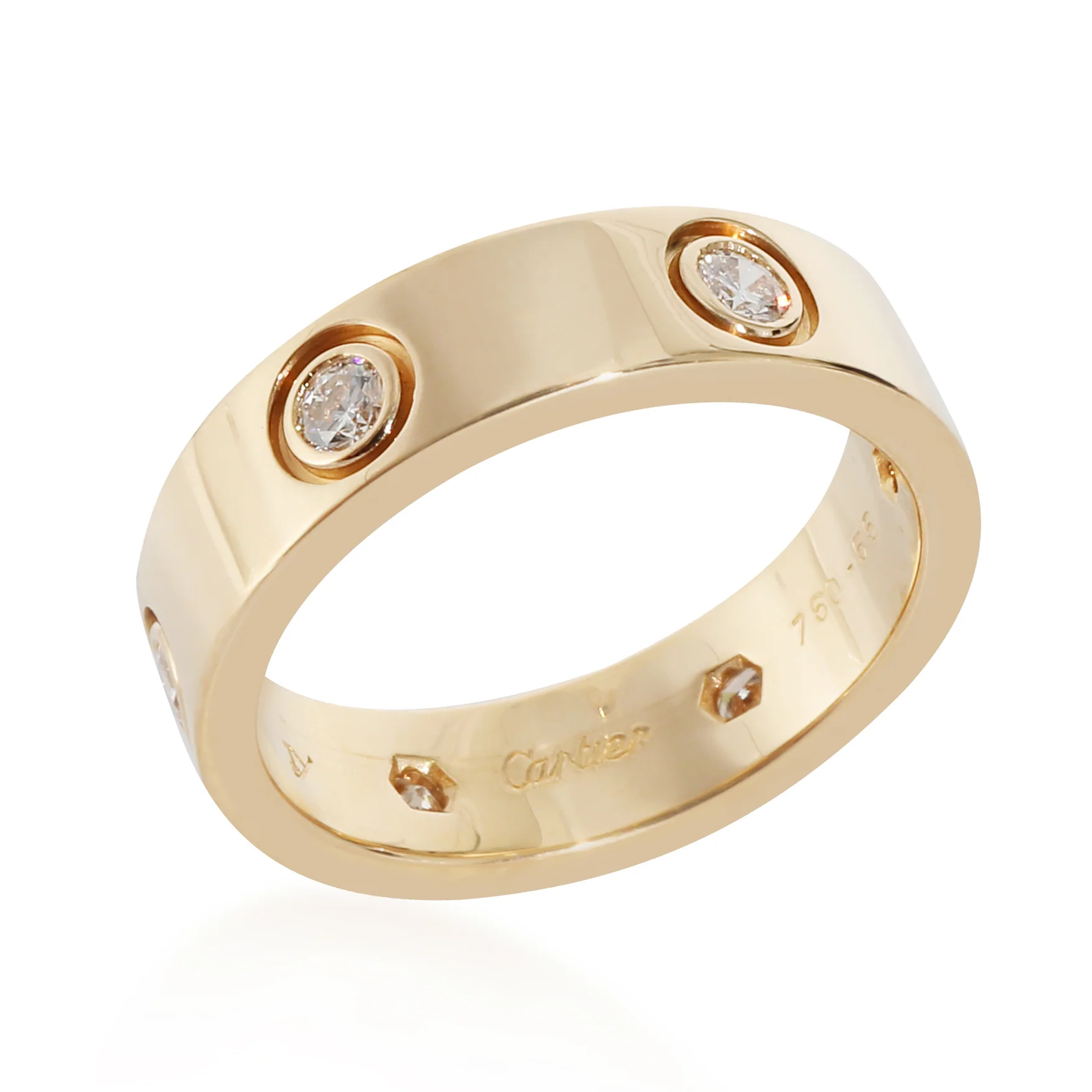 Cartier Love Ring in 18k Yellow Gold 0.46 CTW - Image 3