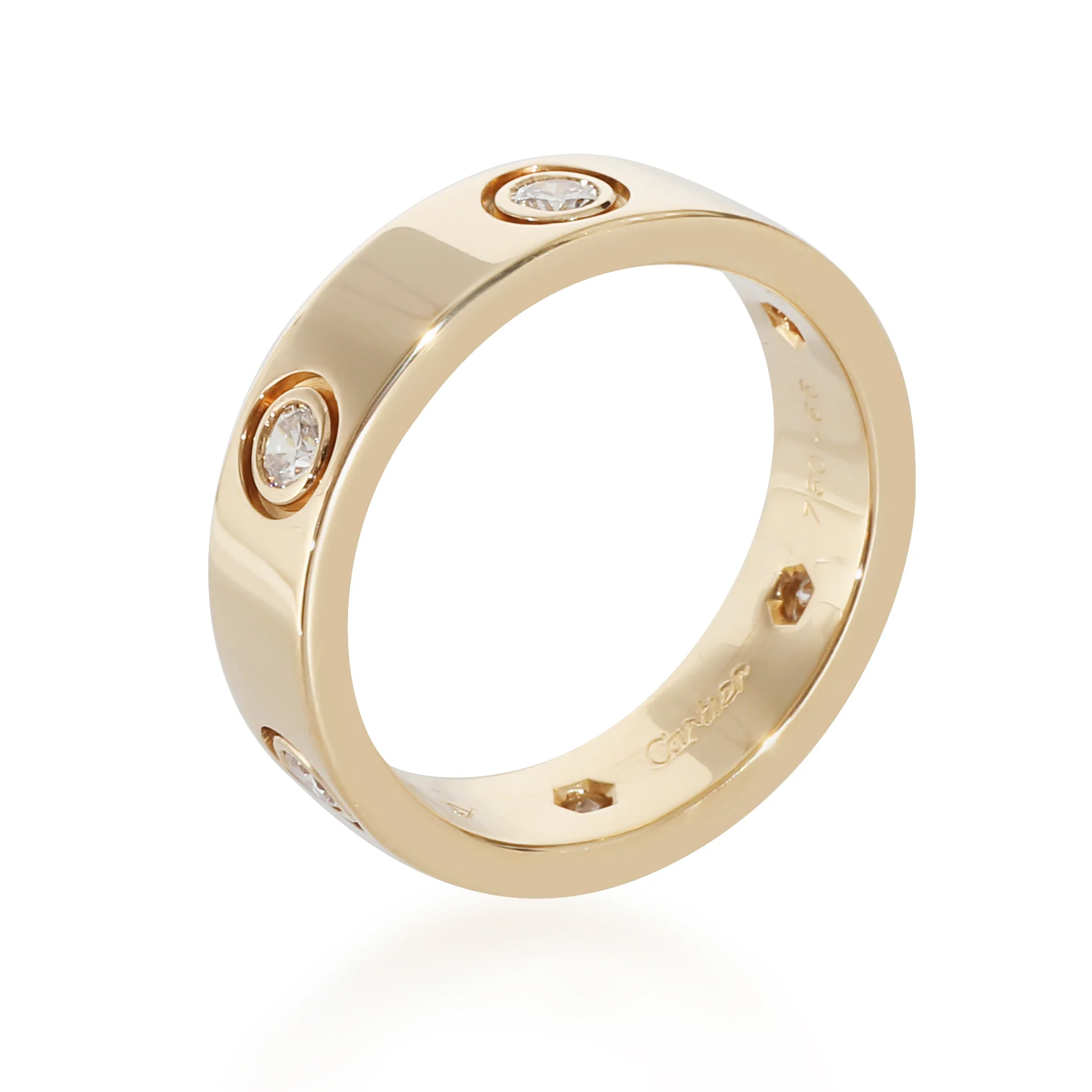 Cartier Love Ring in 18k Yellow Gold 0.46 CTW - Image 5
