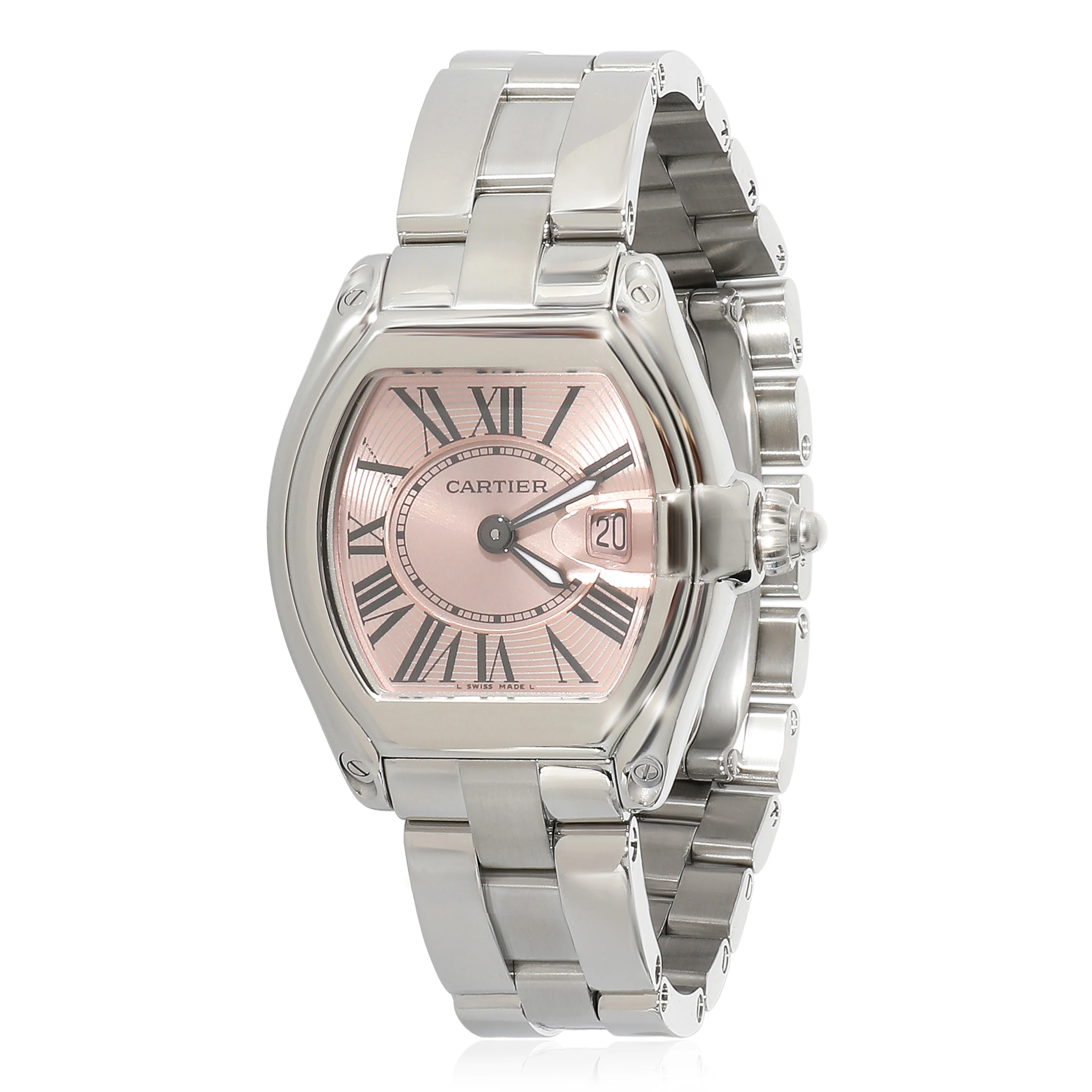 Cartier Roadster W62017V3 Womens Watch in  Stainless Steel