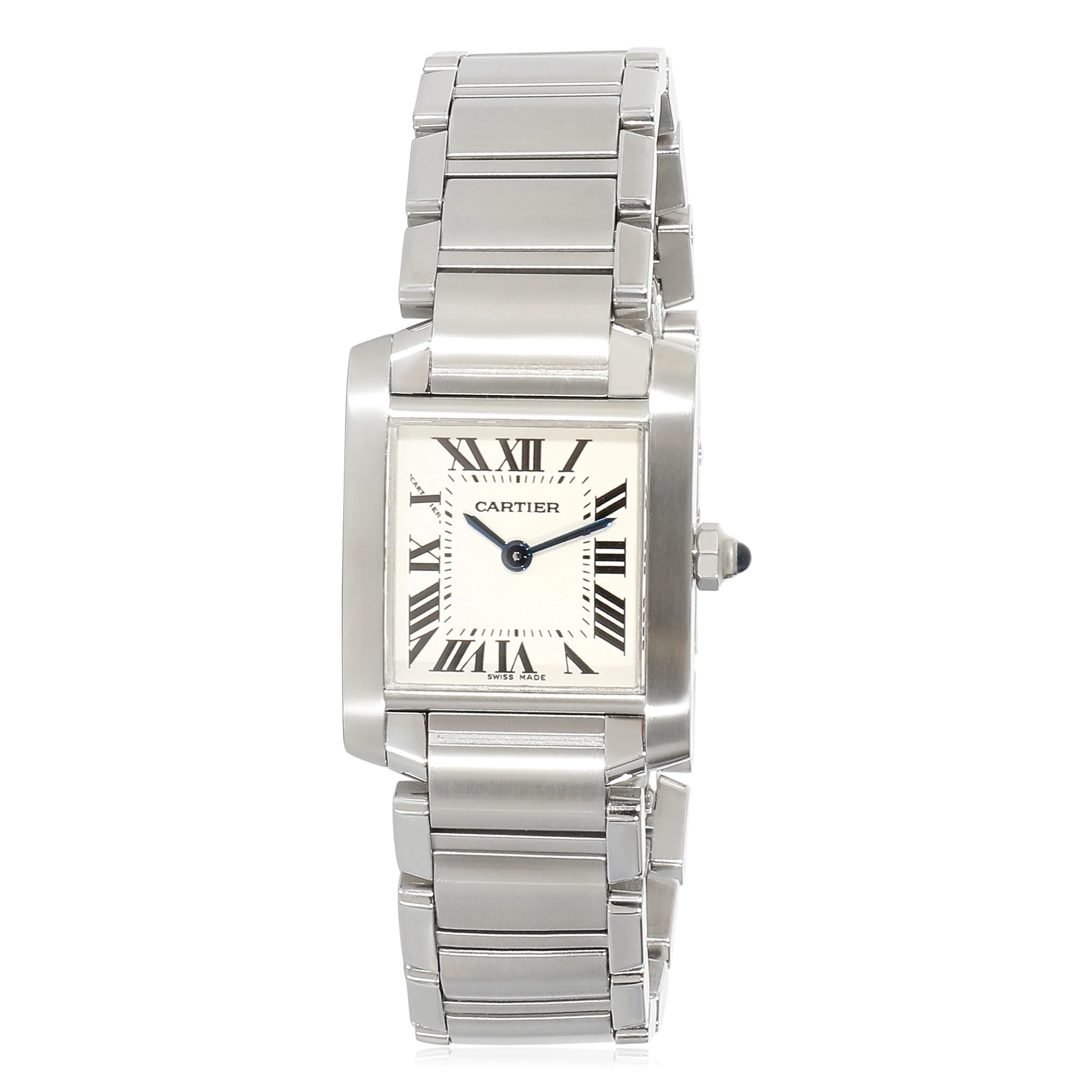 Cartier Tank Francaise W51008Q3 Womens Watch in  Stainless Steel - Image 5