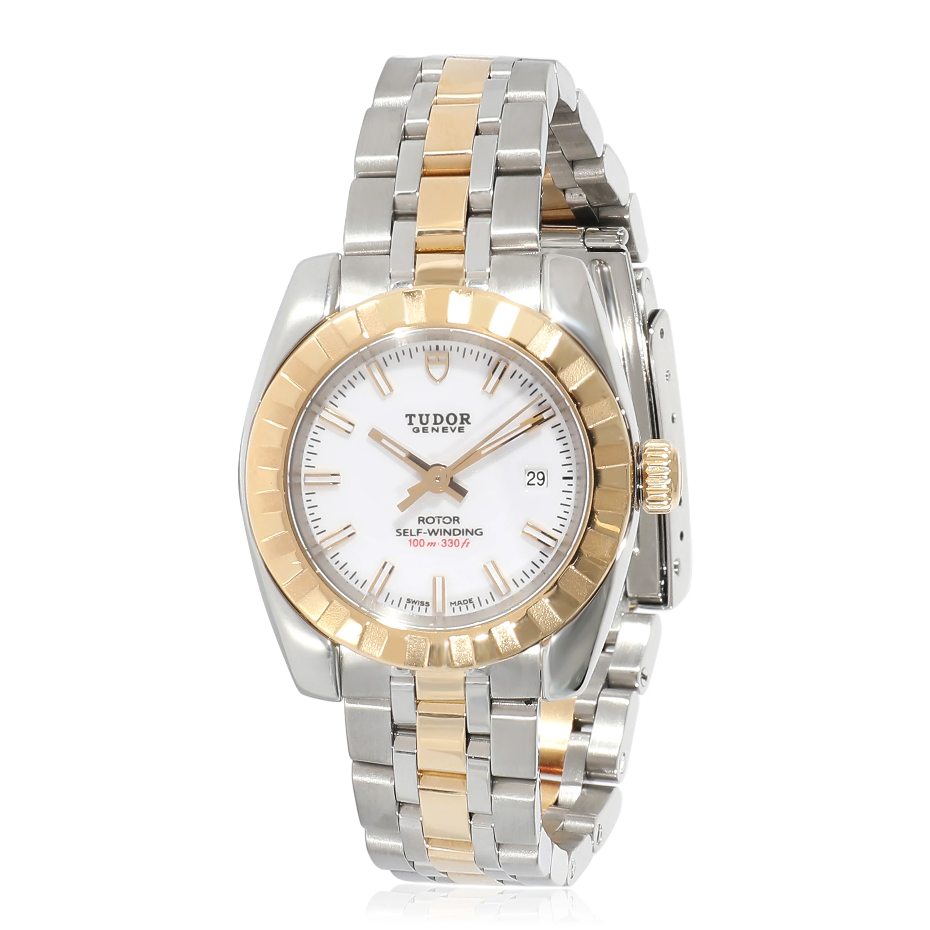 Tudor Classic 22013 Womens Watch in 18kt Stainless Steel/Yellow Gold