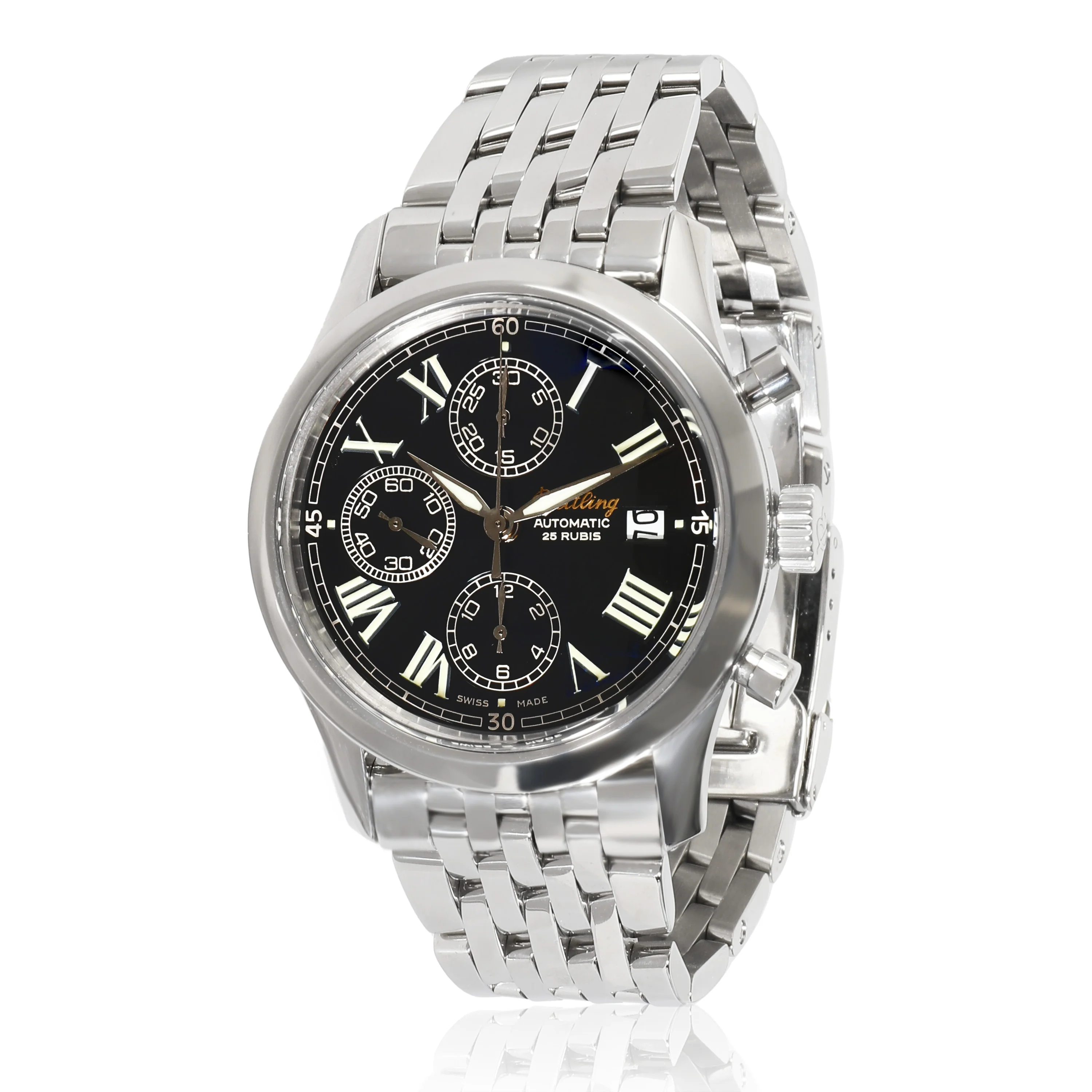 Navitimer Grand Premier A13024.1 Mens Watch in Stainless Steel