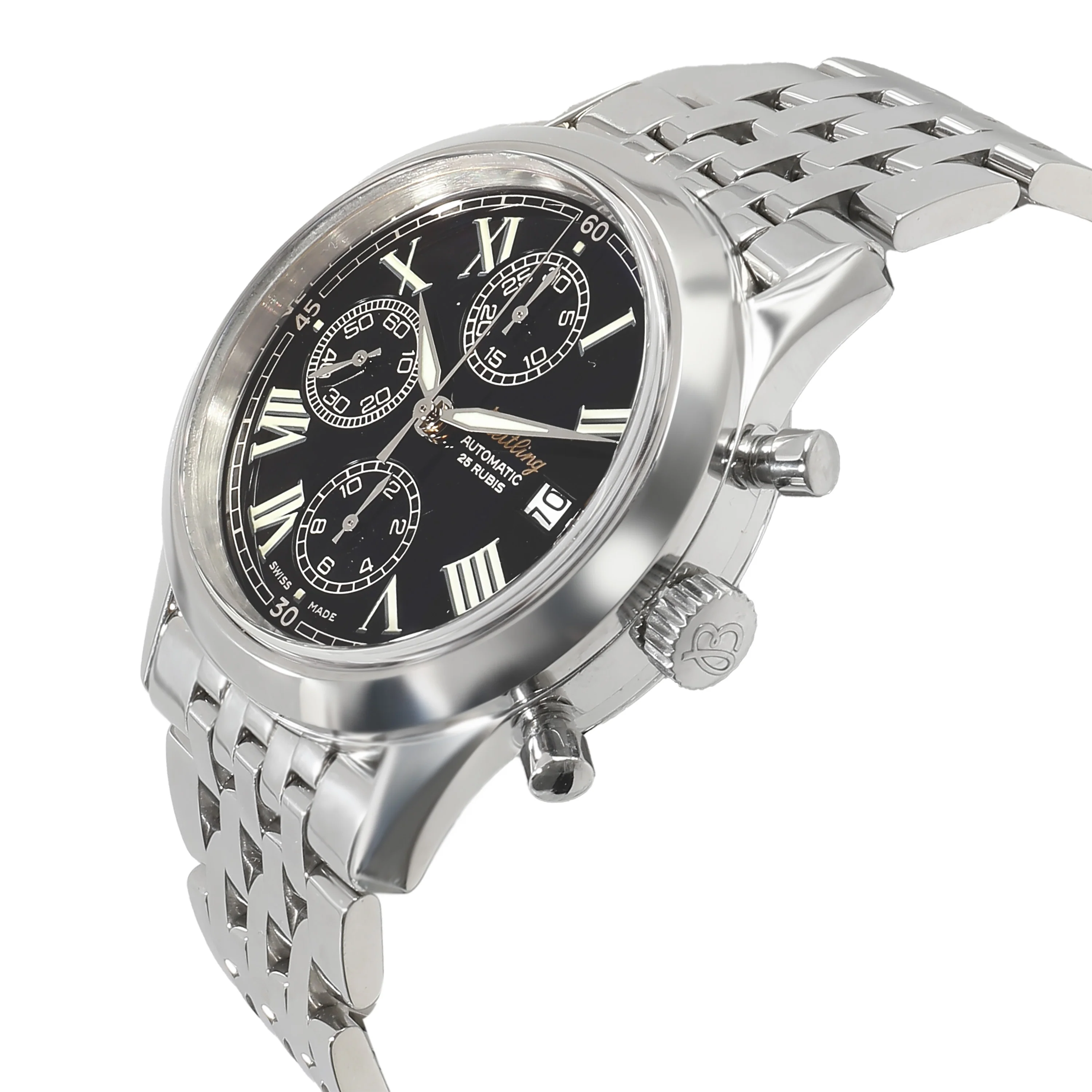 Navitimer Grand Premier A13024.1 Mens Watch in Stainless Steel - Image 3