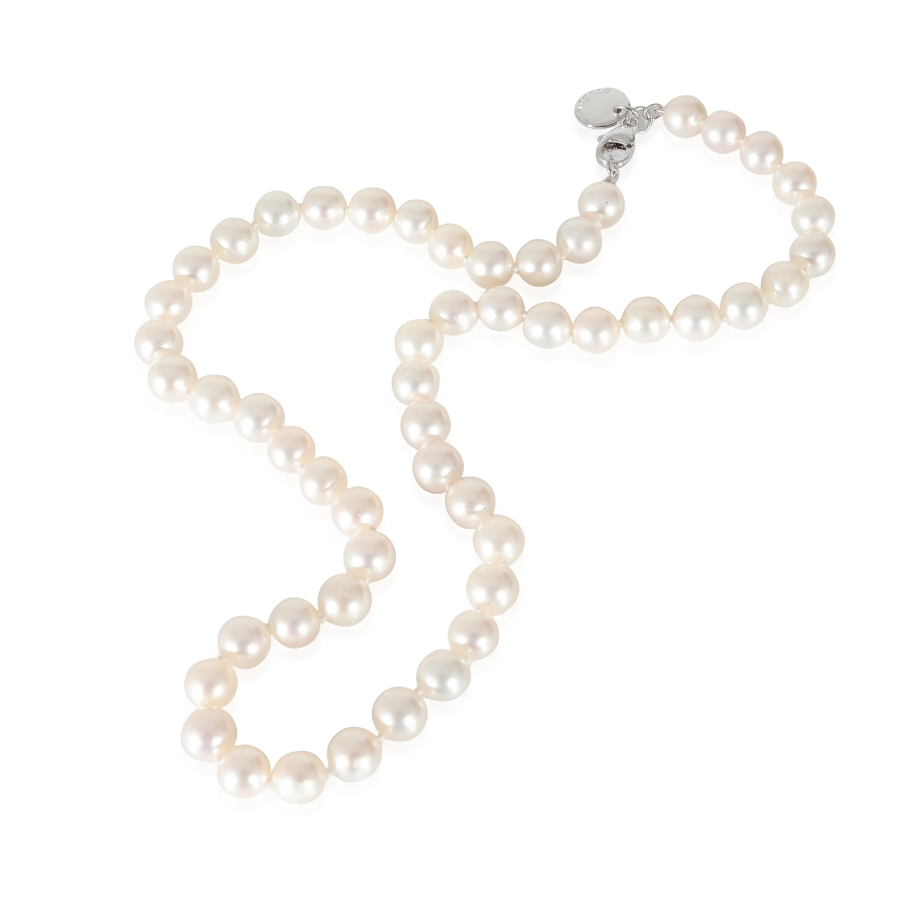 Tiffany & Co. Tiffany Essential Pearls Necklace in 18k White Gold - Image 2