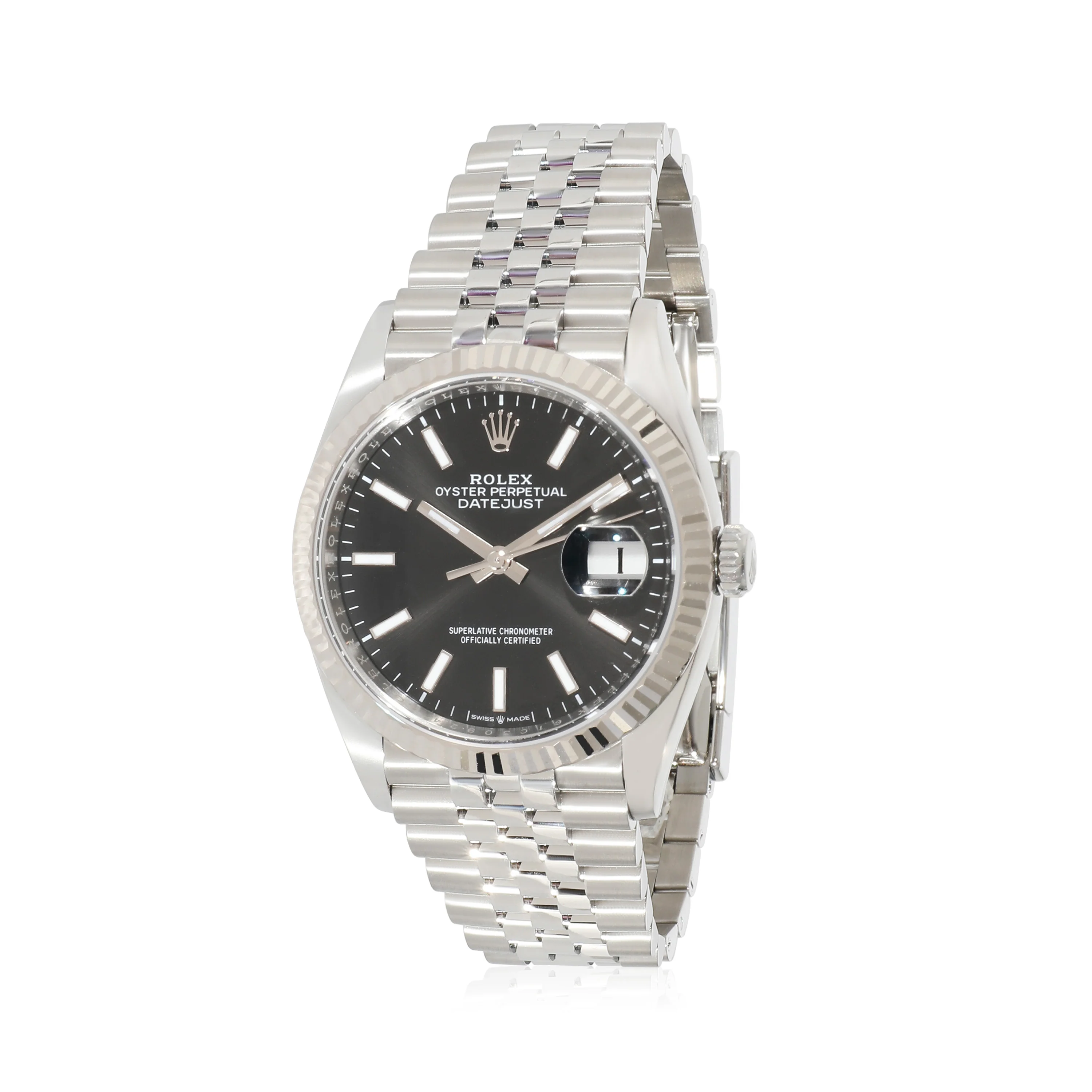 Rolex Datejust 126234 Mens Watch in Stainless Steel/White Gold