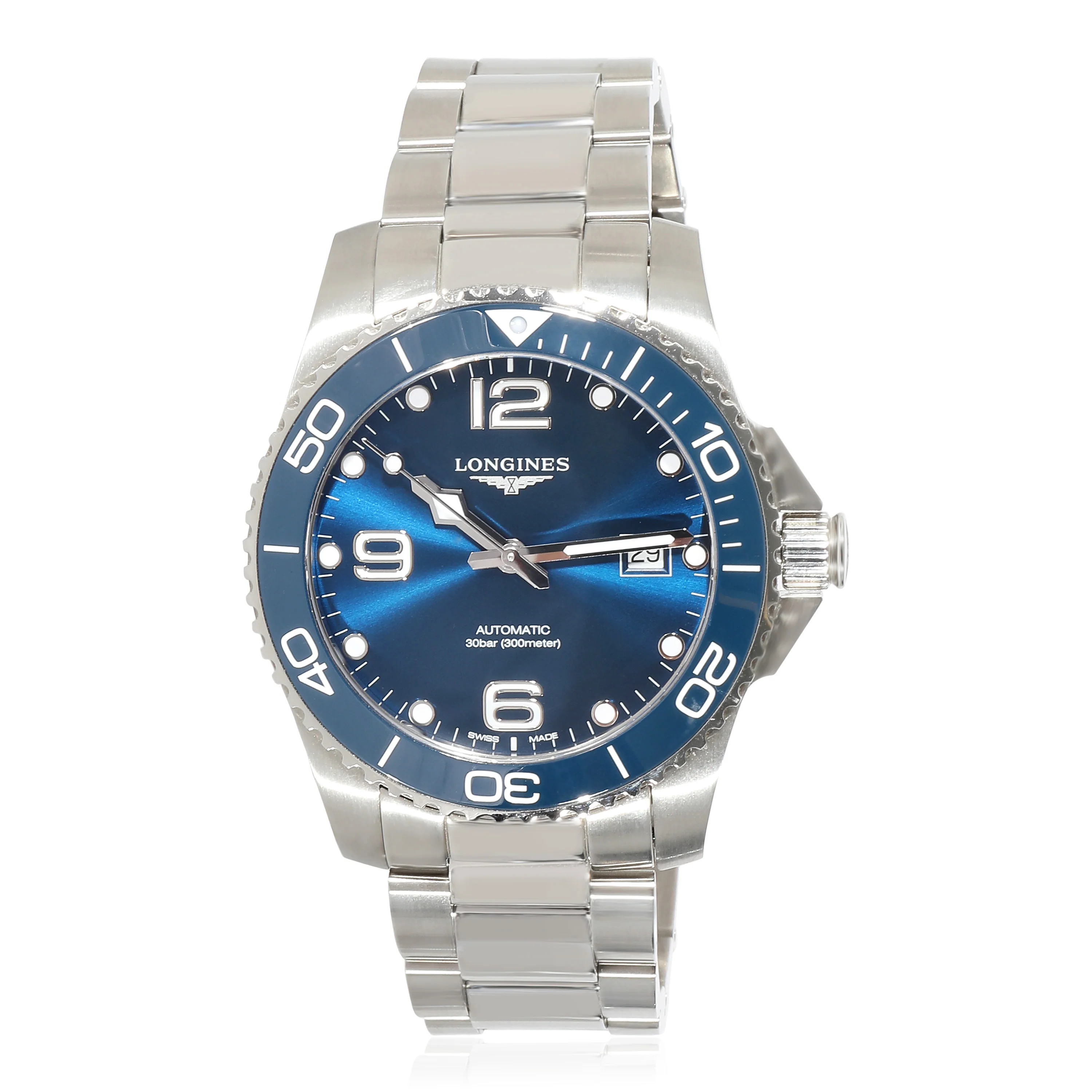 Longines Hydroquest L3.781.4.96.6 Mens Watch in Stainless Steel - Image 6