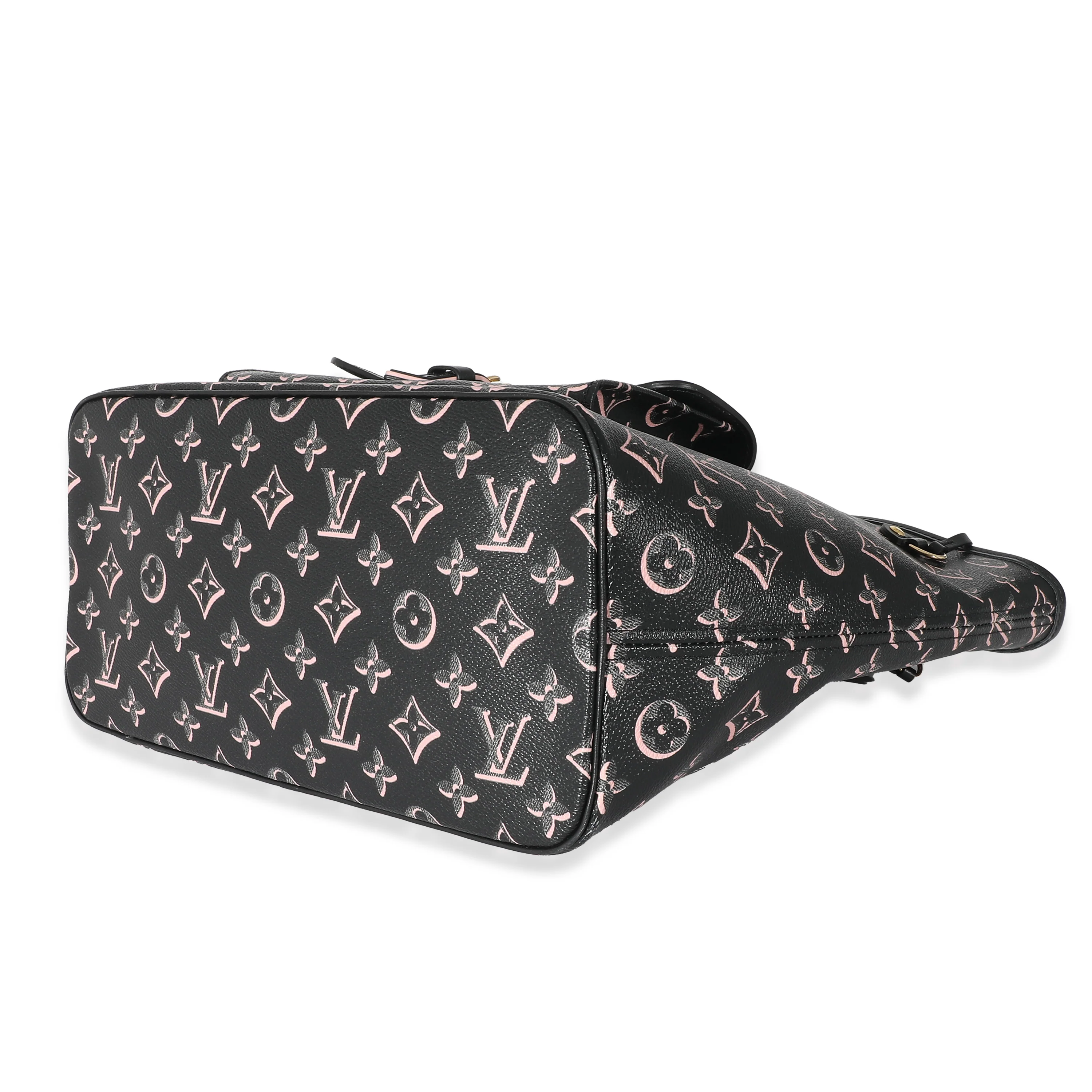 Louis Vuitton Black Pink Monogram Canvas Fall For You Neverfull MM - Image 5