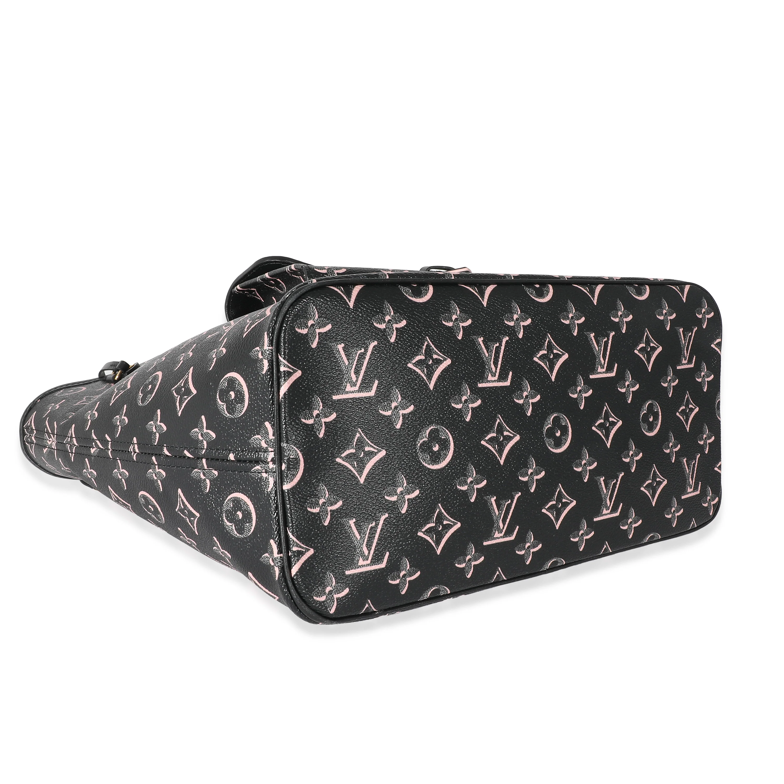 Louis Vuitton Black Pink Monogram Canvas Fall For You Neverfull MM - Image 6