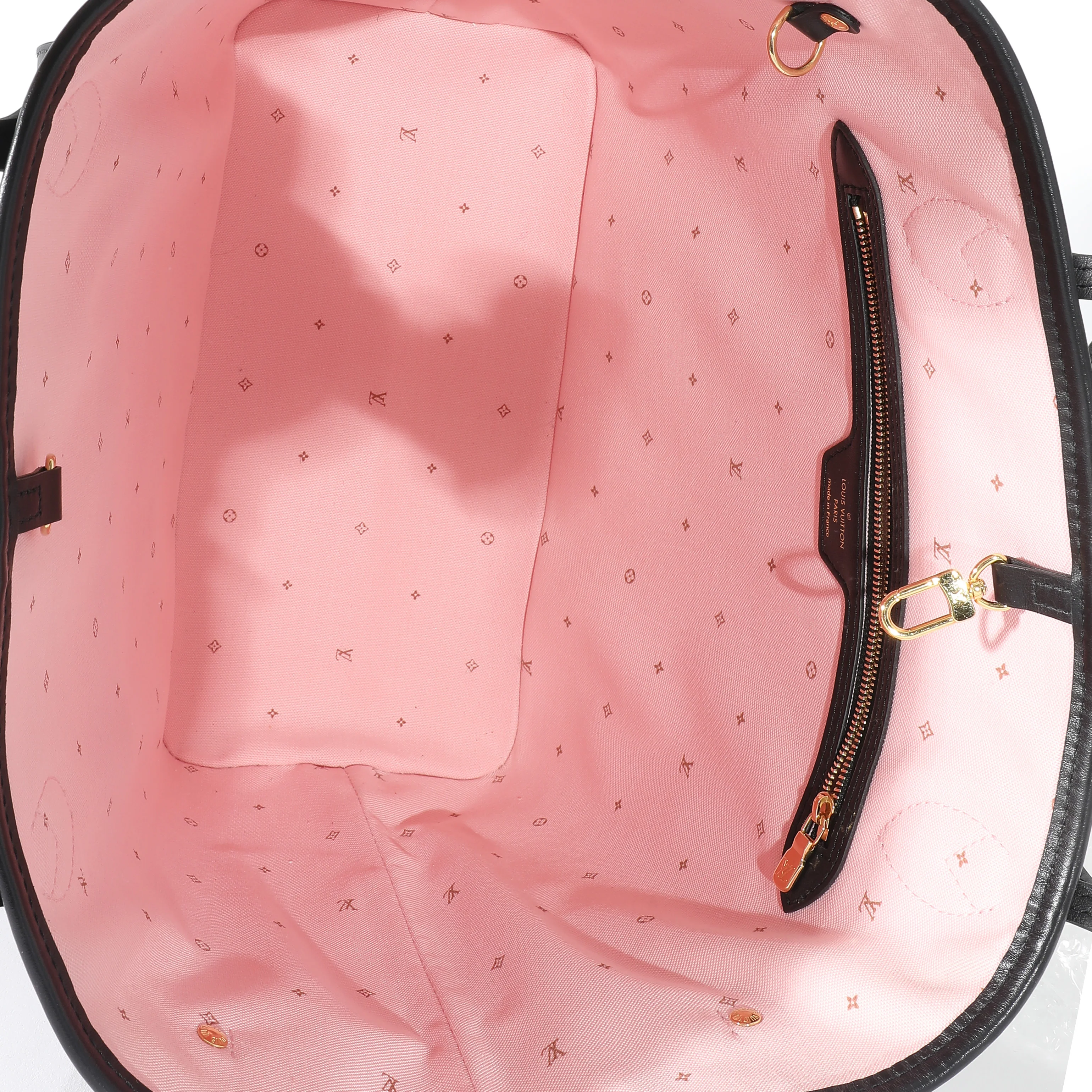 Louis Vuitton Black Pink Monogram Canvas Fall For You Neverfull MM - Image 7