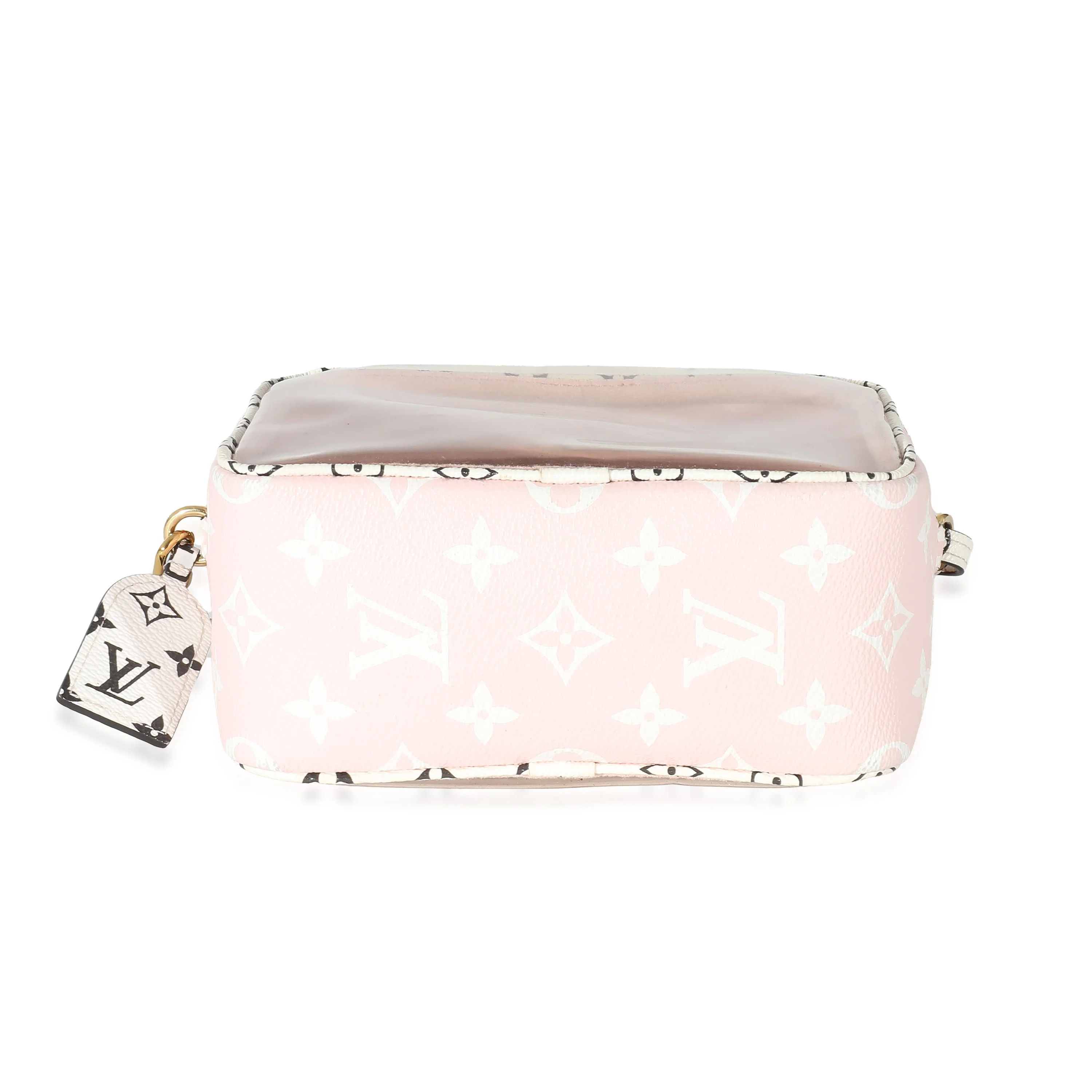 Louis Vuitton Red Monogram Giant Canvas PVC Beach Pouch - Image 5