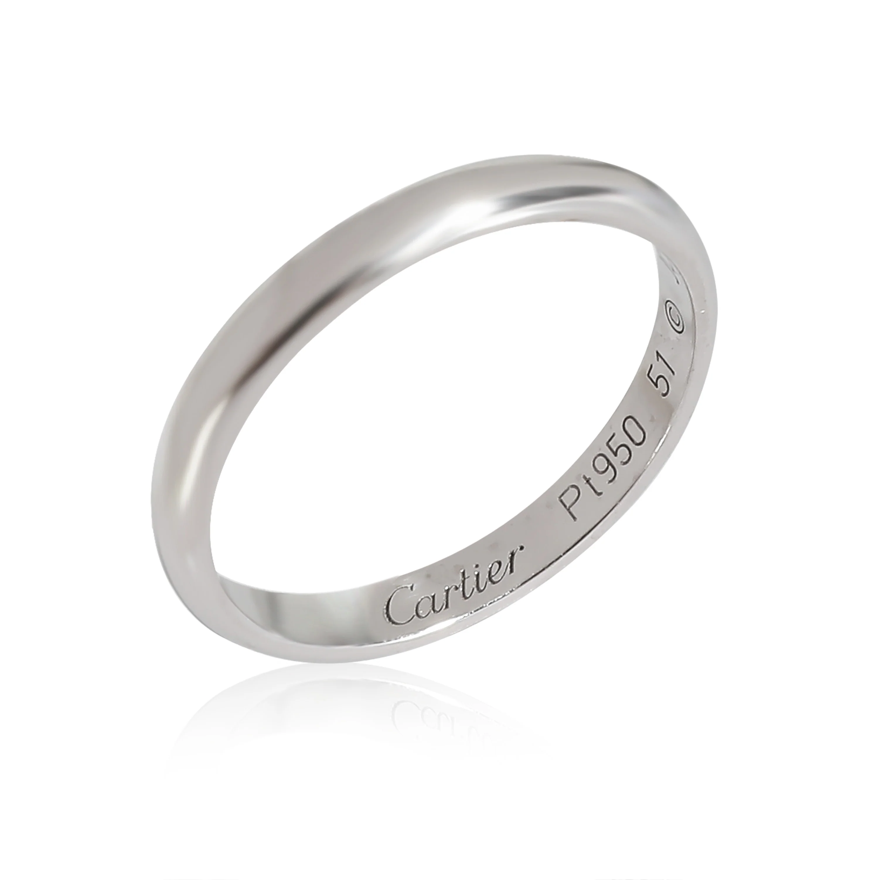 1895 2.5mm Wedding Band in Platinum - Image 3