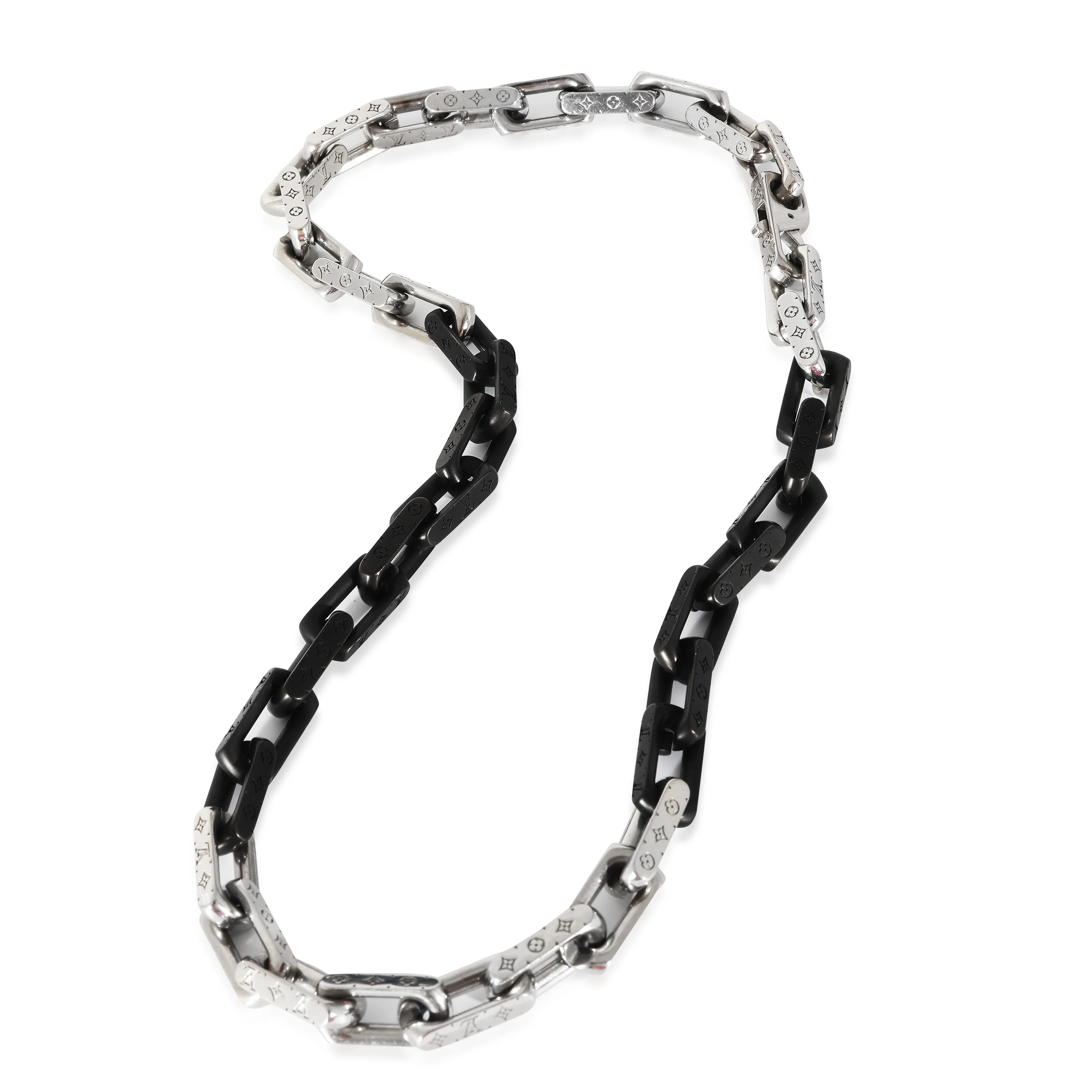 Louis Vuitton Monogram Chain Necklace in Base Metal - Image 2