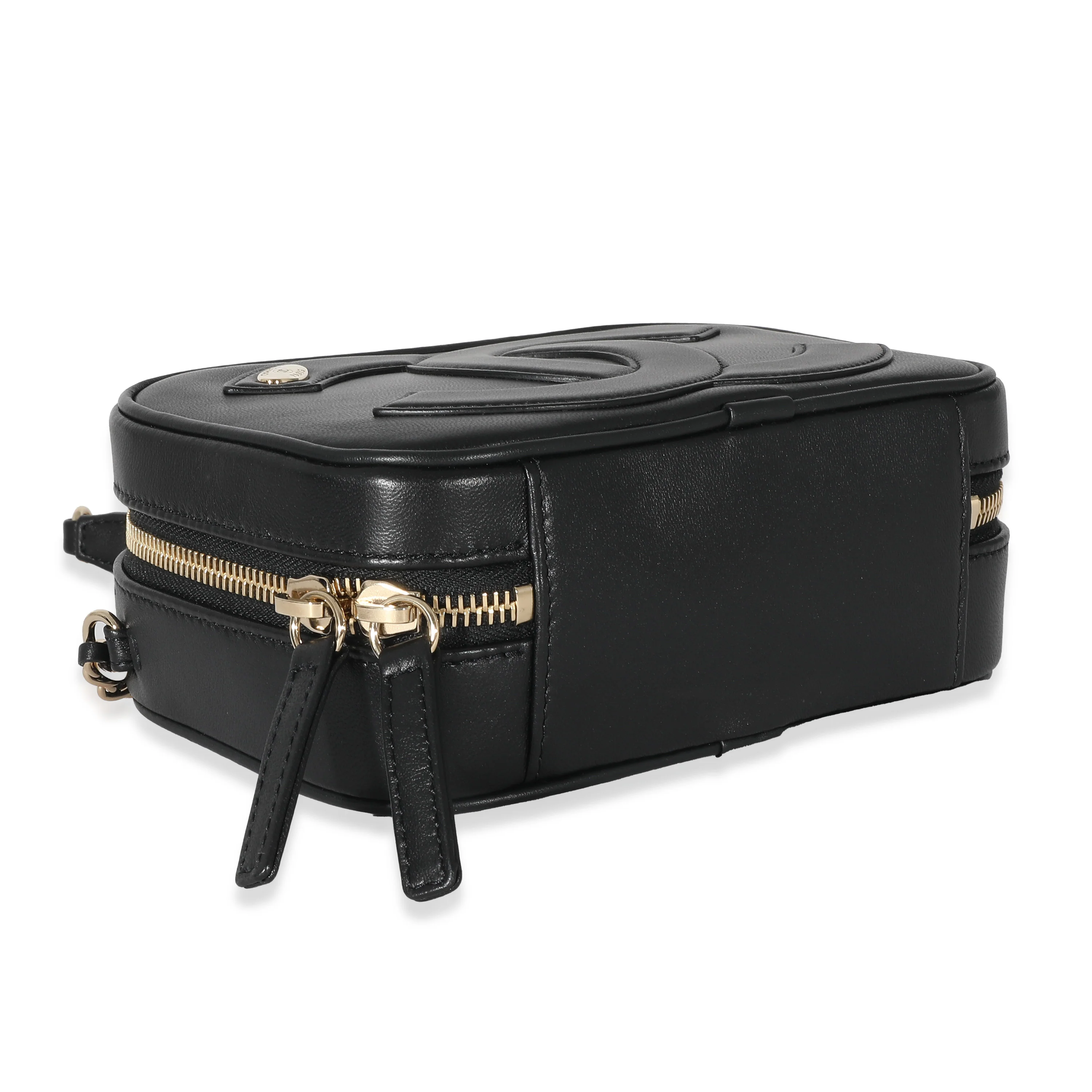 Chanel Black Lambskin CC Mania Camera Bag - Image 6