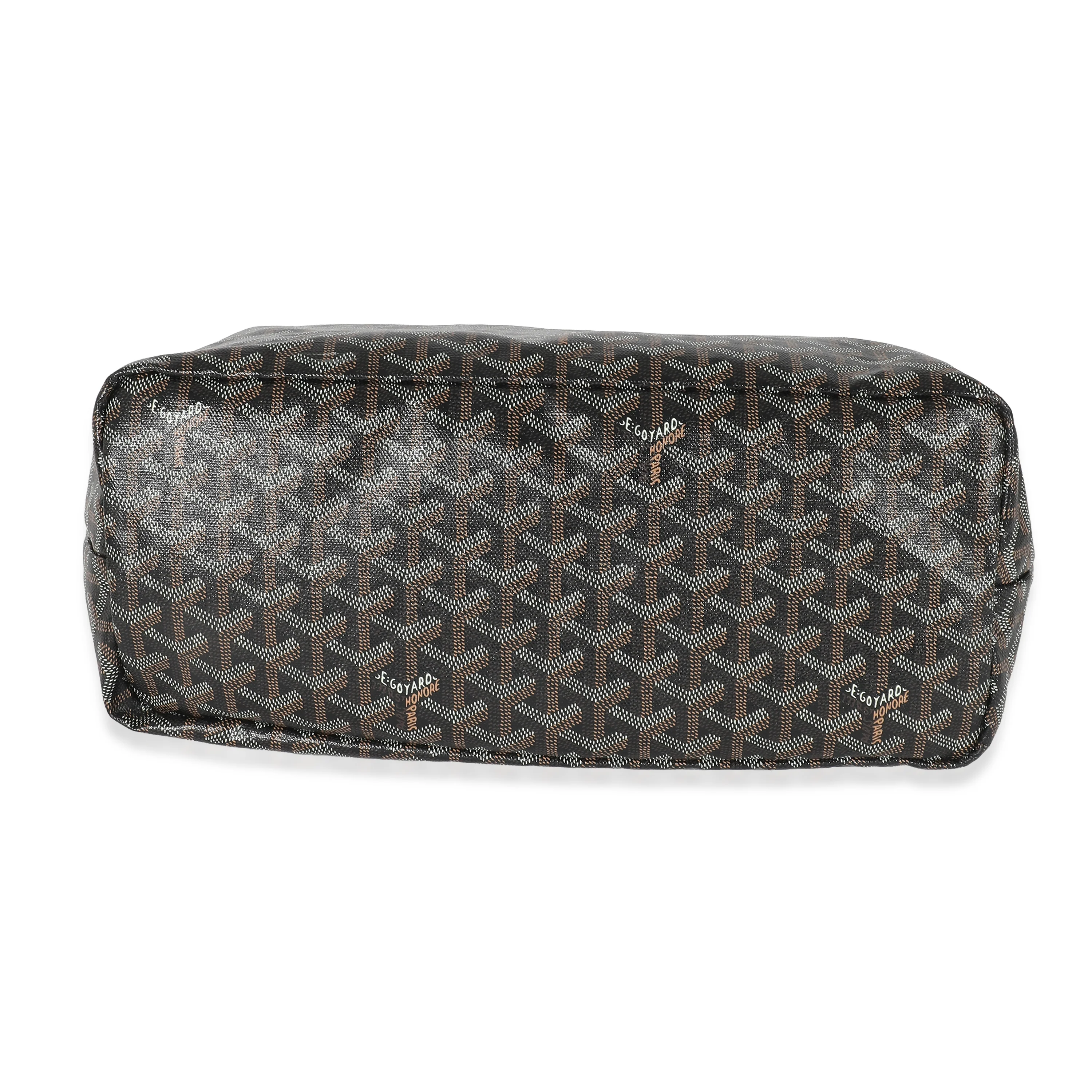 Goyard Black Gold Goyardine Canvas Saint Louis PM - Image 6