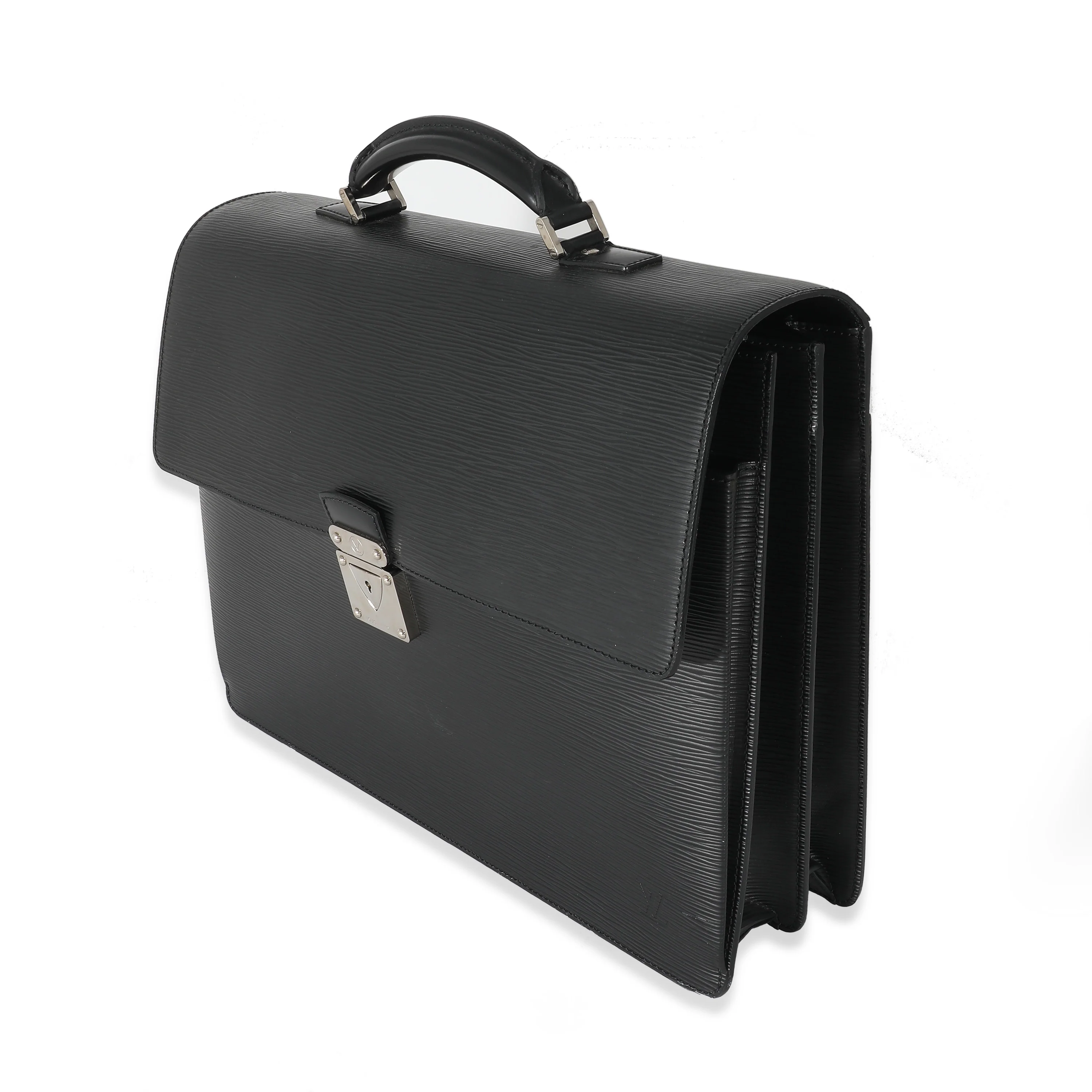 Louis Vuitton Black Epi Robusto 2 Compartment Briefcase - Image 2
