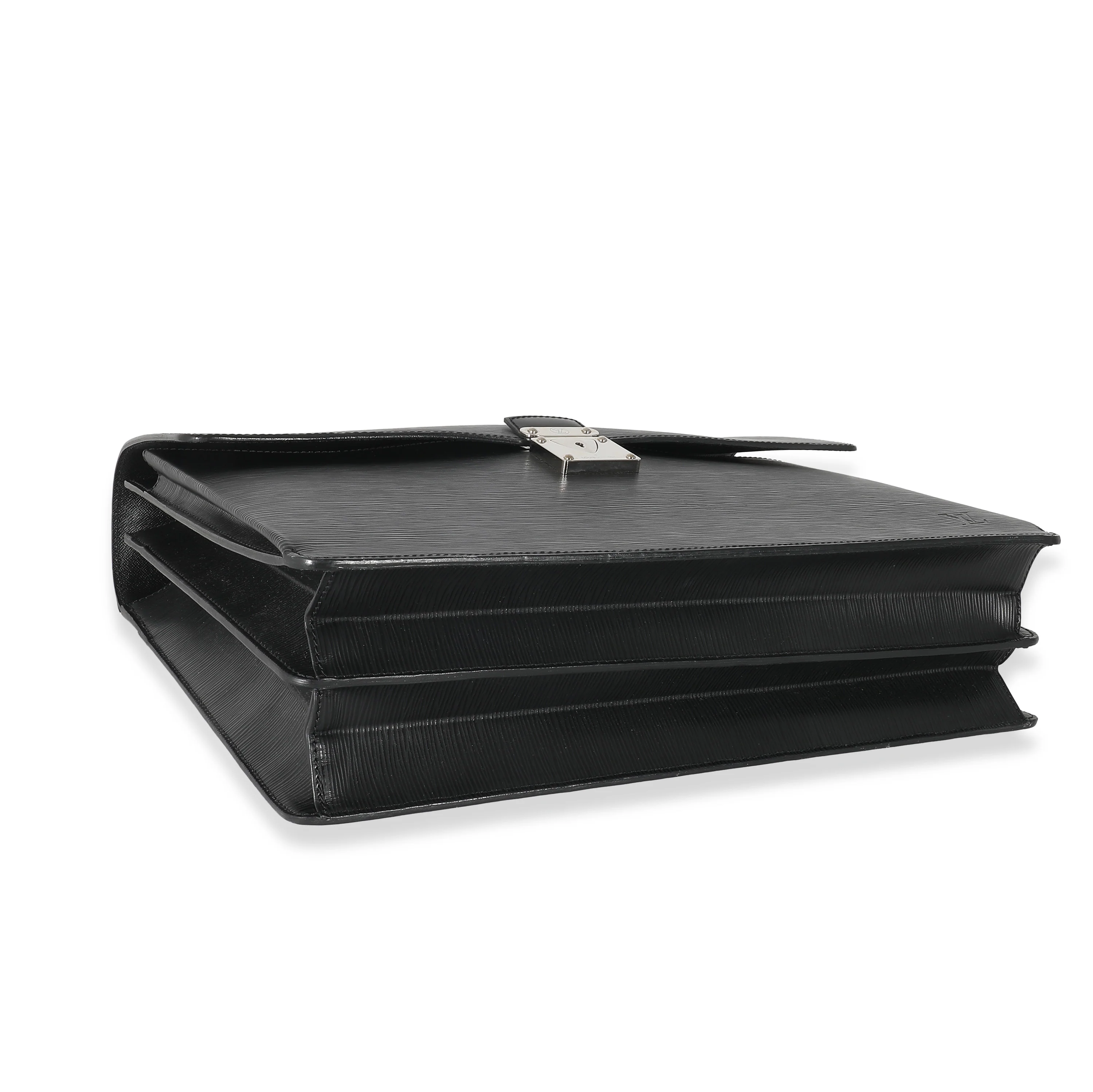 Louis Vuitton Black Epi Robusto 2 Compartment Briefcase - Image 5