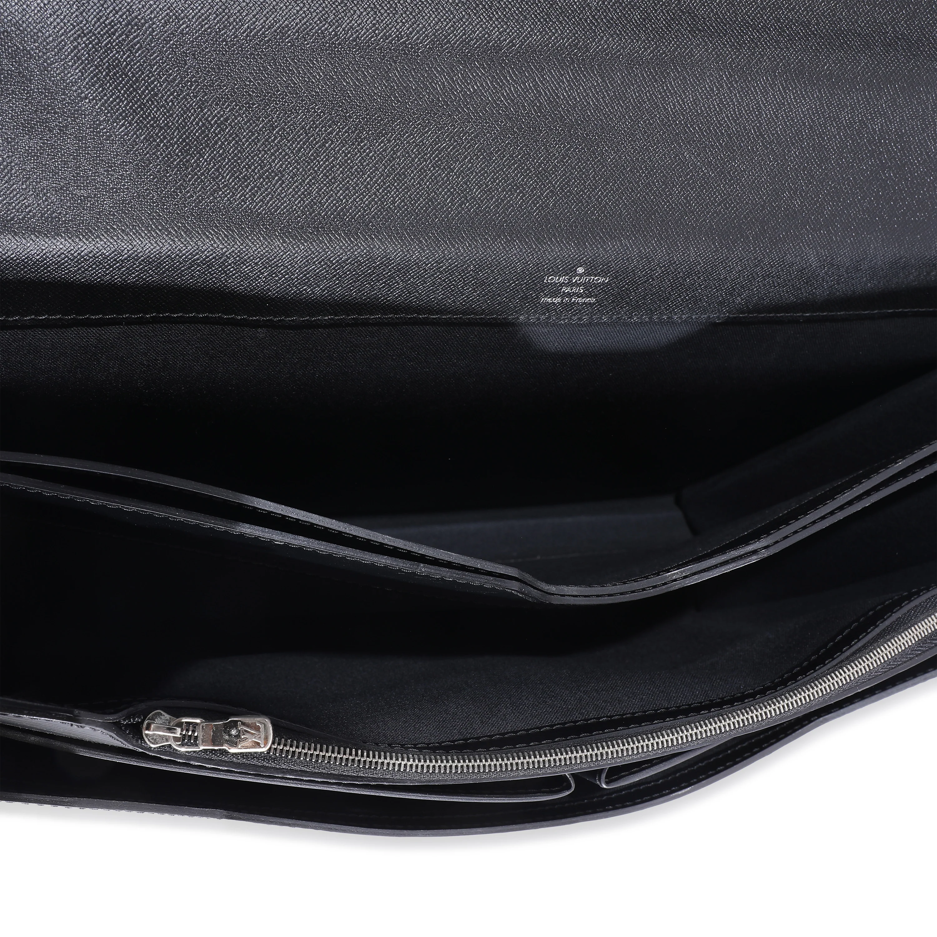 Louis Vuitton Black Epi Robusto 2 Compartment Briefcase - Image 7