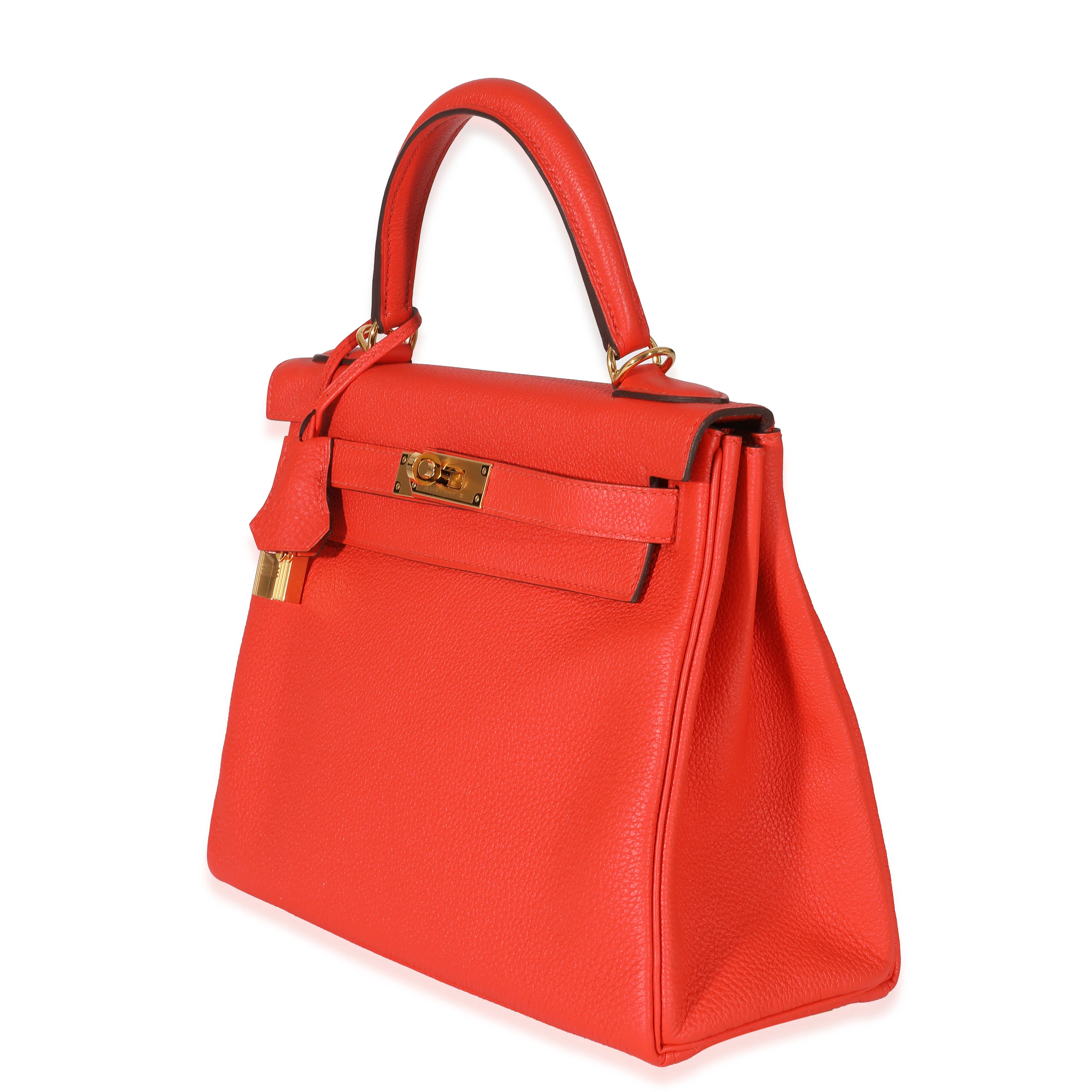 Hermès Togo Capucines Kelly 28 GHW - Image 4