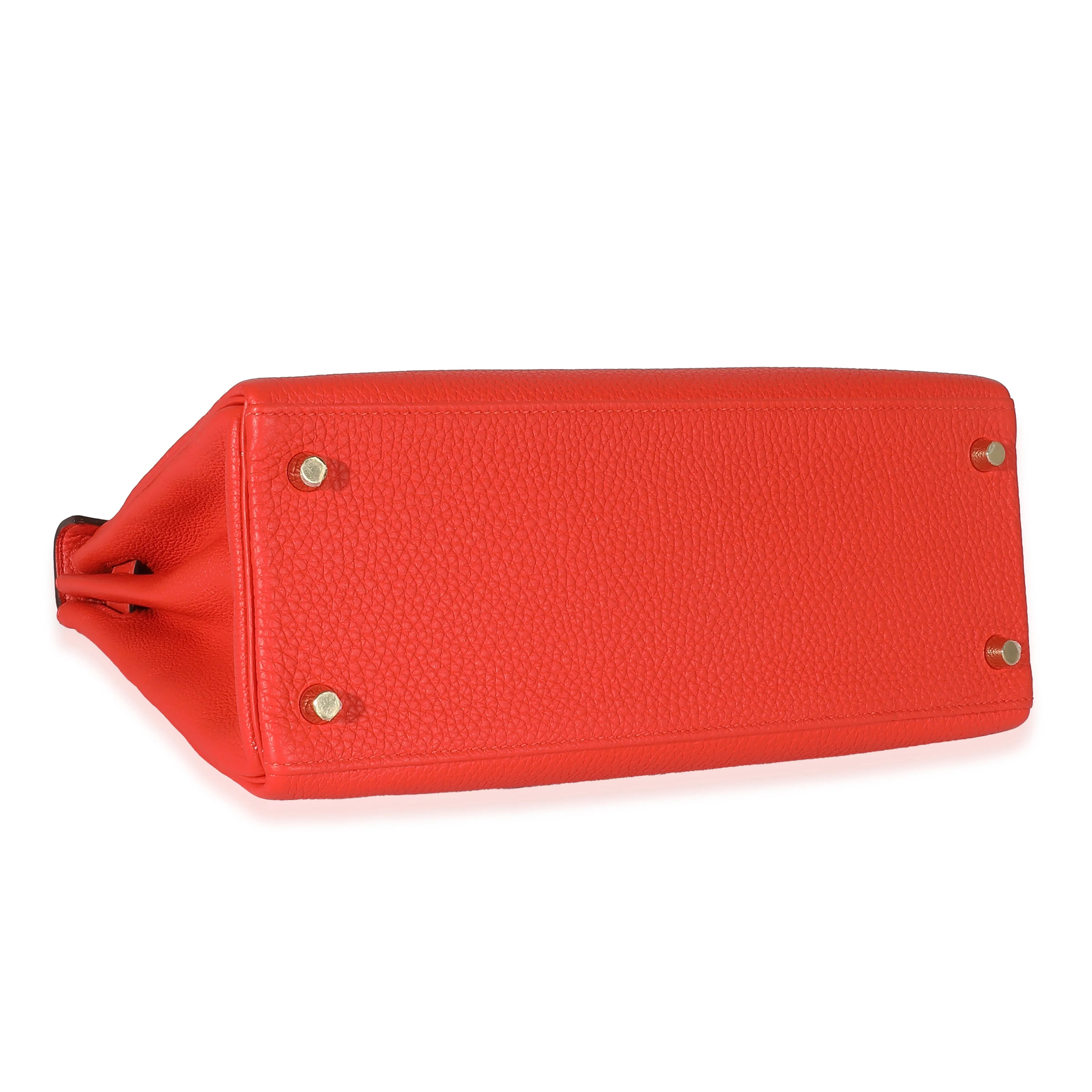 Hermès Togo Capucines Kelly 28 GHW - Image 7