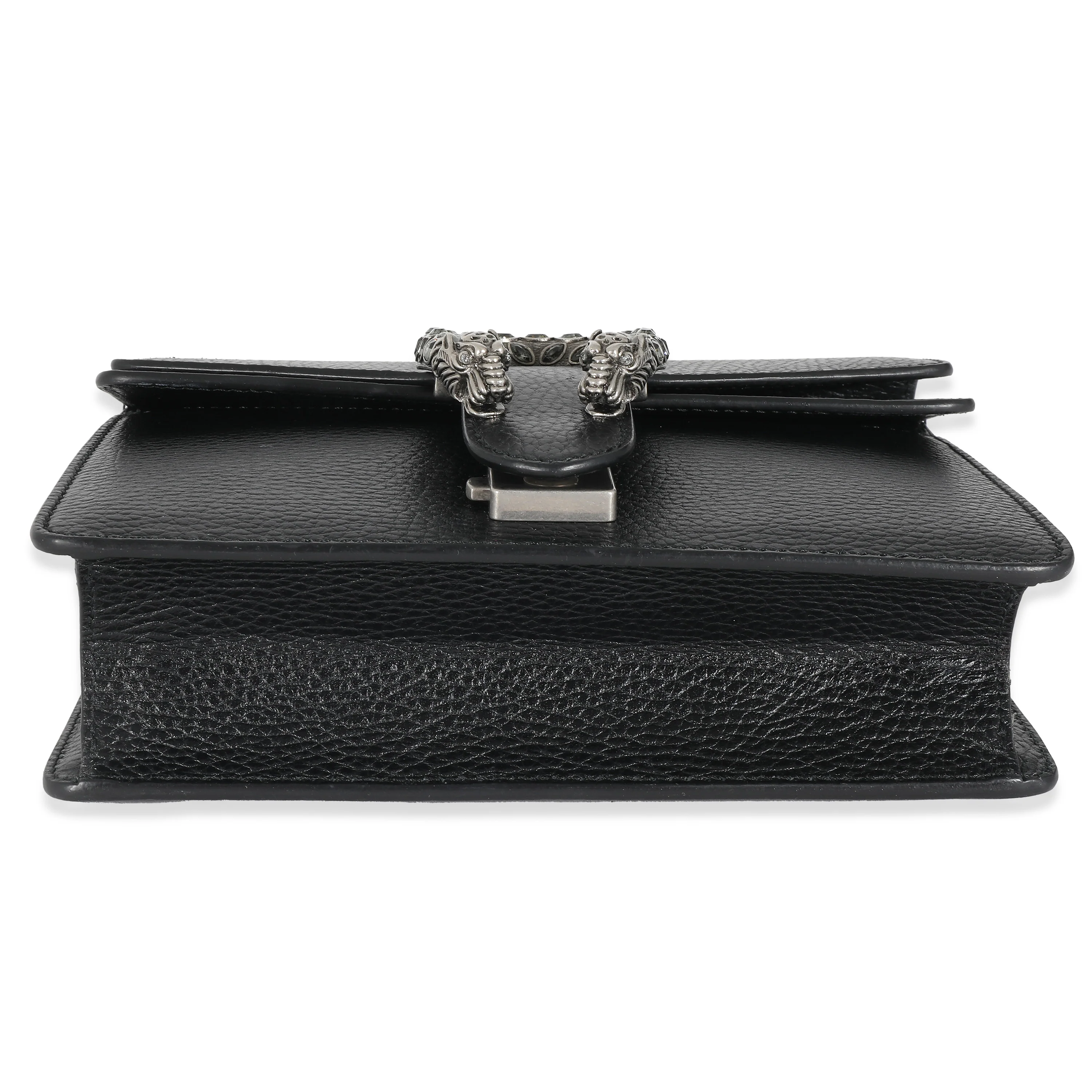 Gucci Black Pebbled Leather Mini Dionysus - Image 6