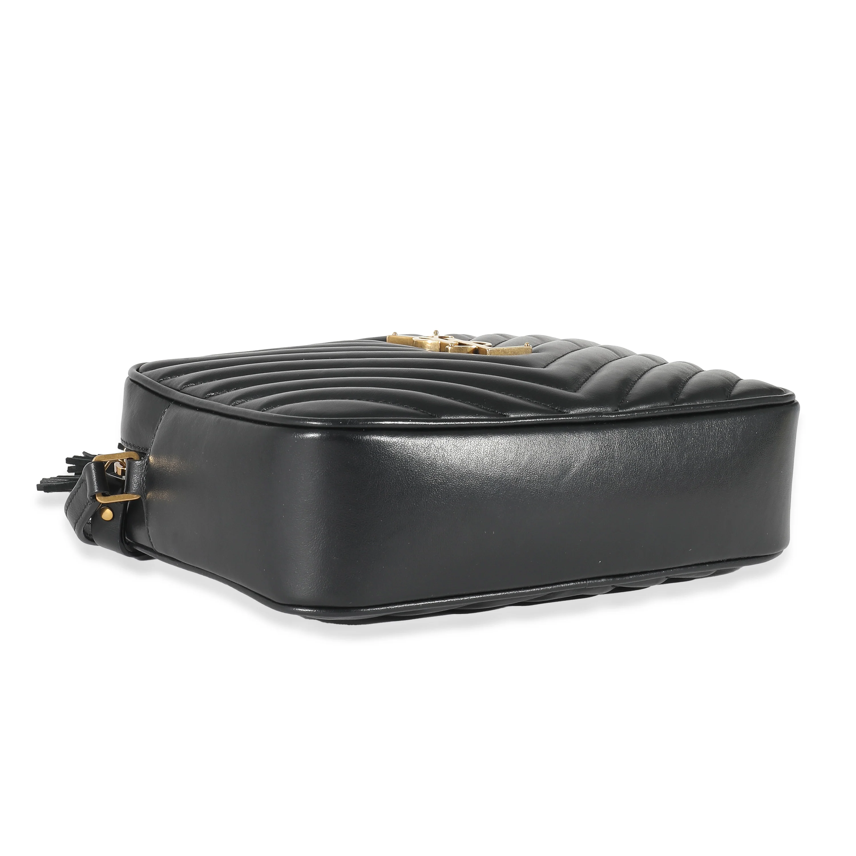 Saint Laurent Black Leather Lou Camera Bag - Image 3