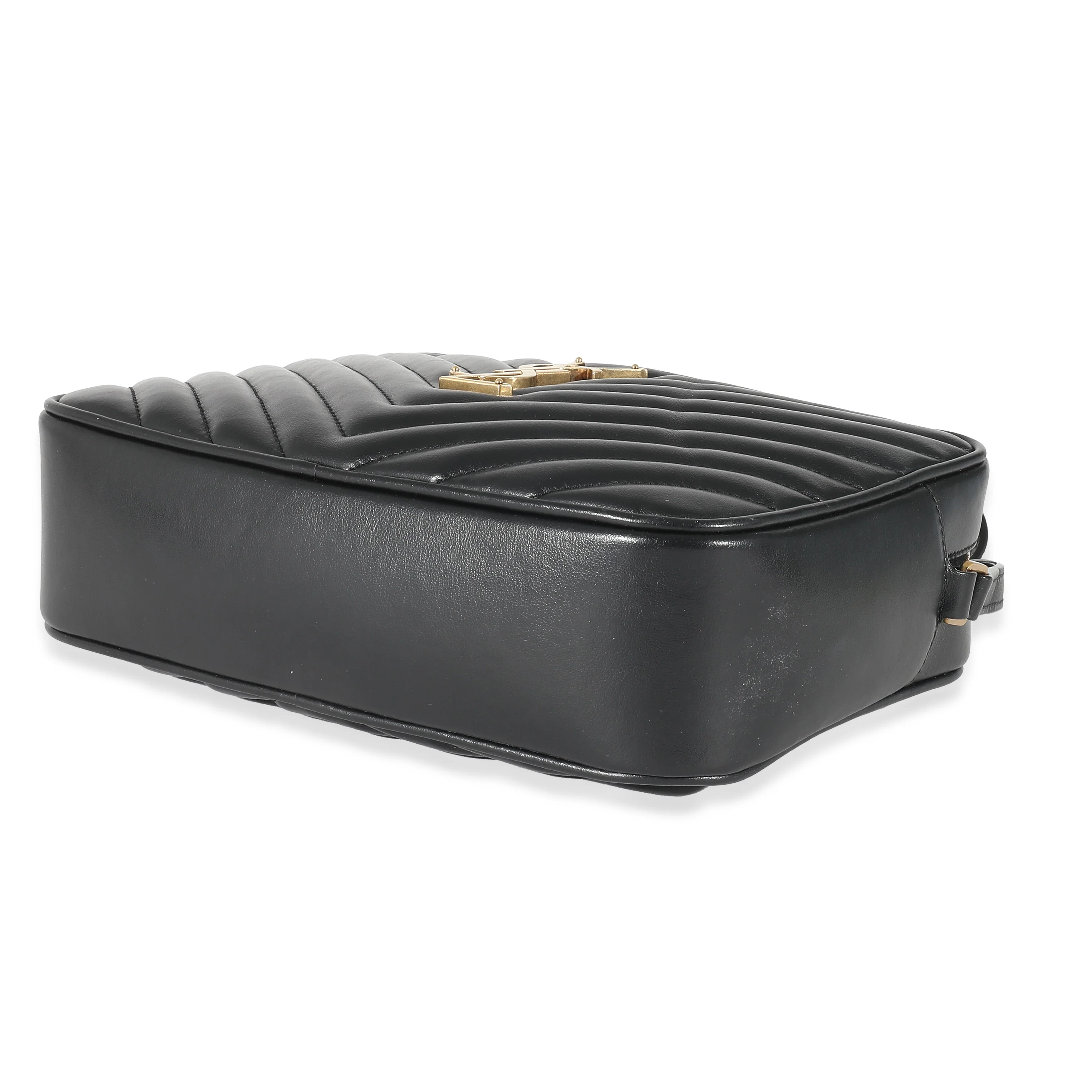 Saint Laurent Black Leather Lou Camera Bag - Image 5