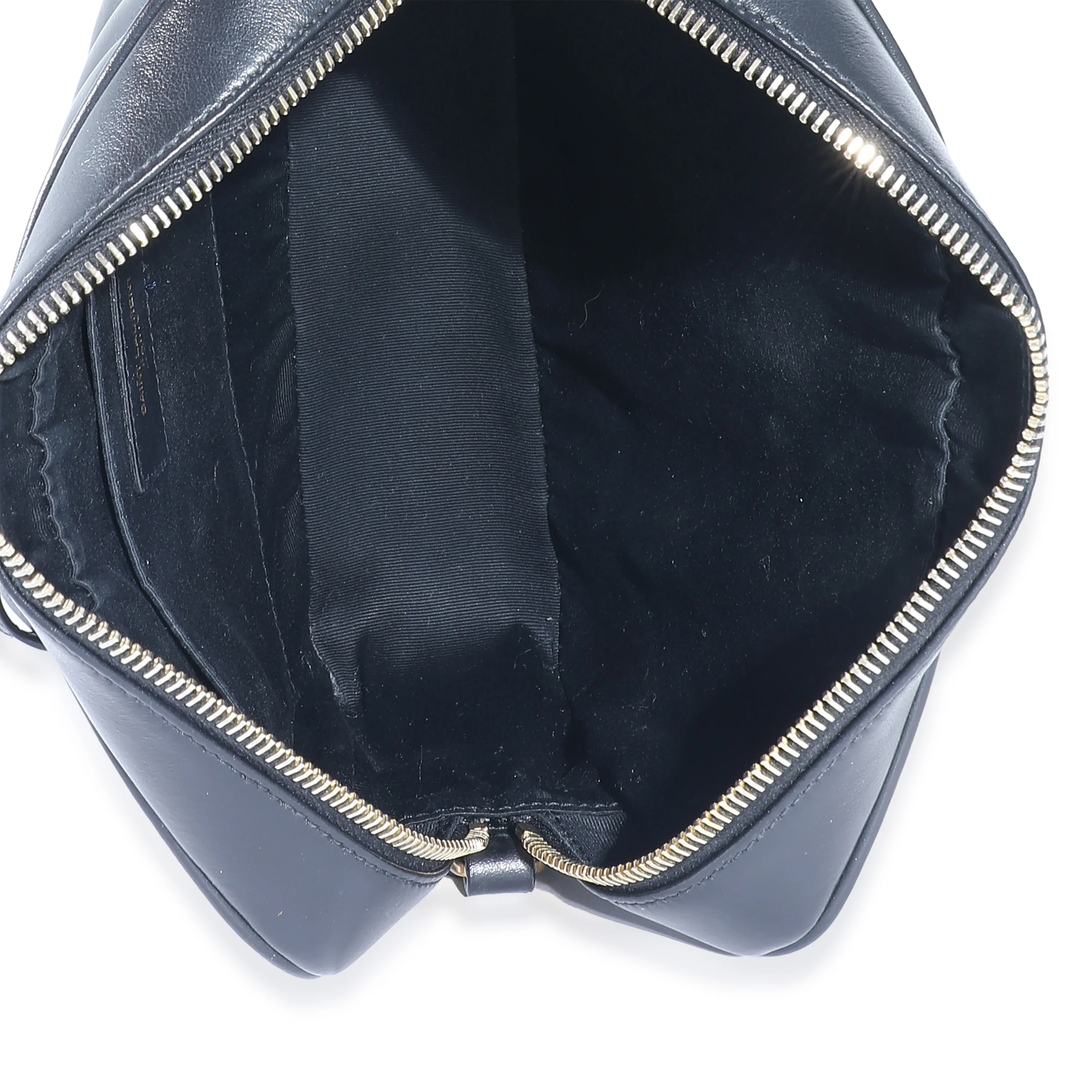 Saint Laurent Black Leather Lou Camera Bag - Image 8