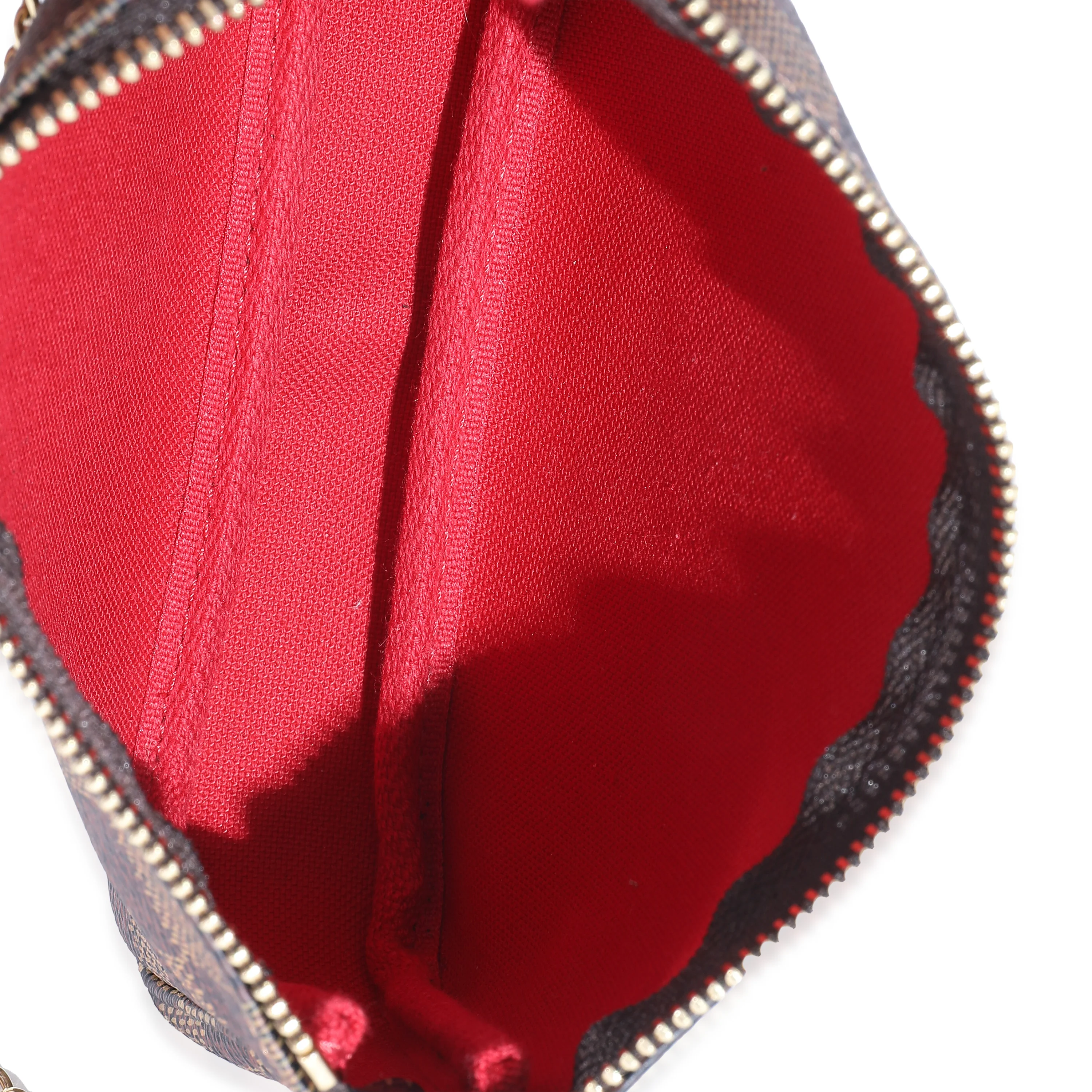 Louis Vuitton Damier Ebene Canvas Mini Pochette Accessoires - Image 7