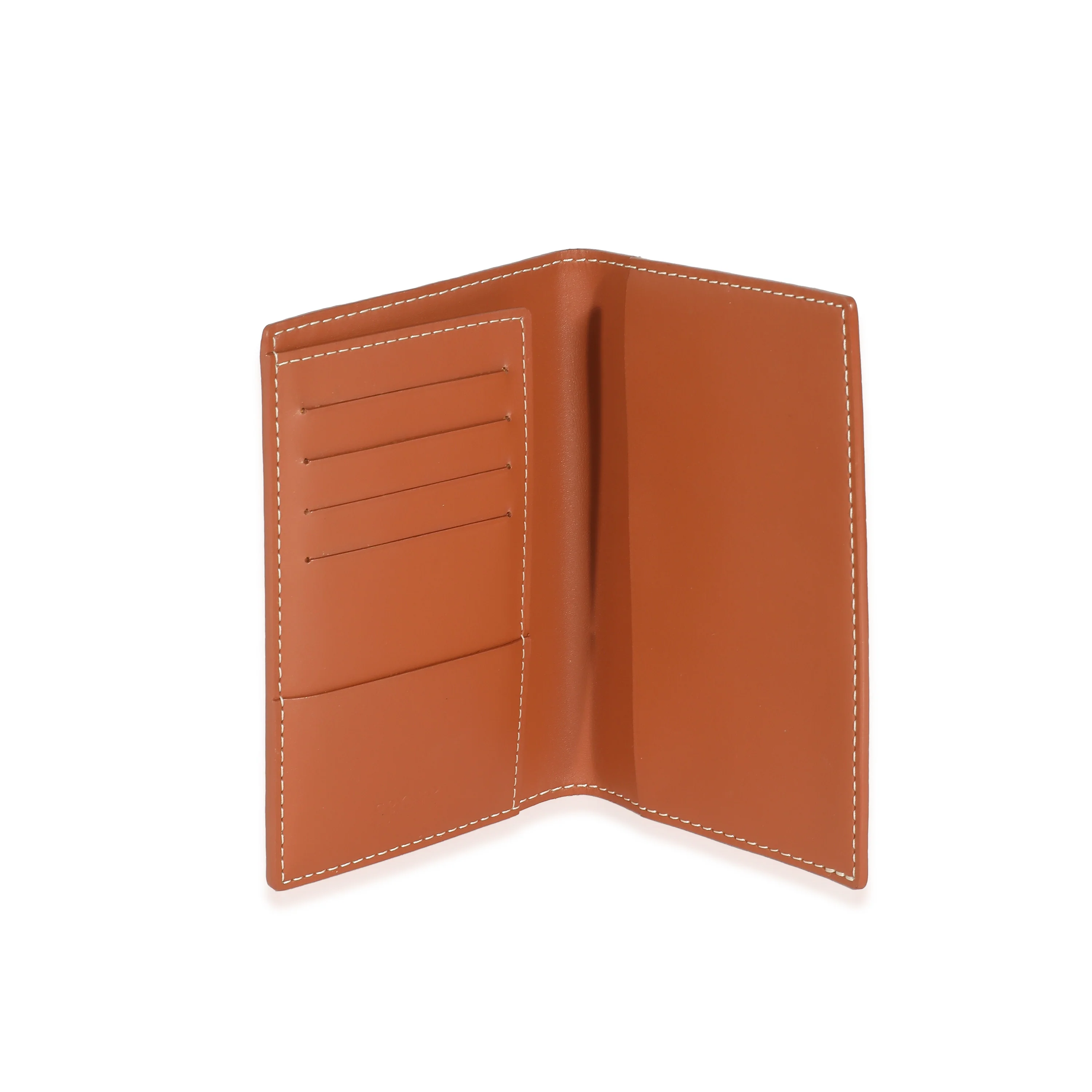 Goyard Black Tan Goyardine Canvas Grenelle Passport Cover - Image 7
