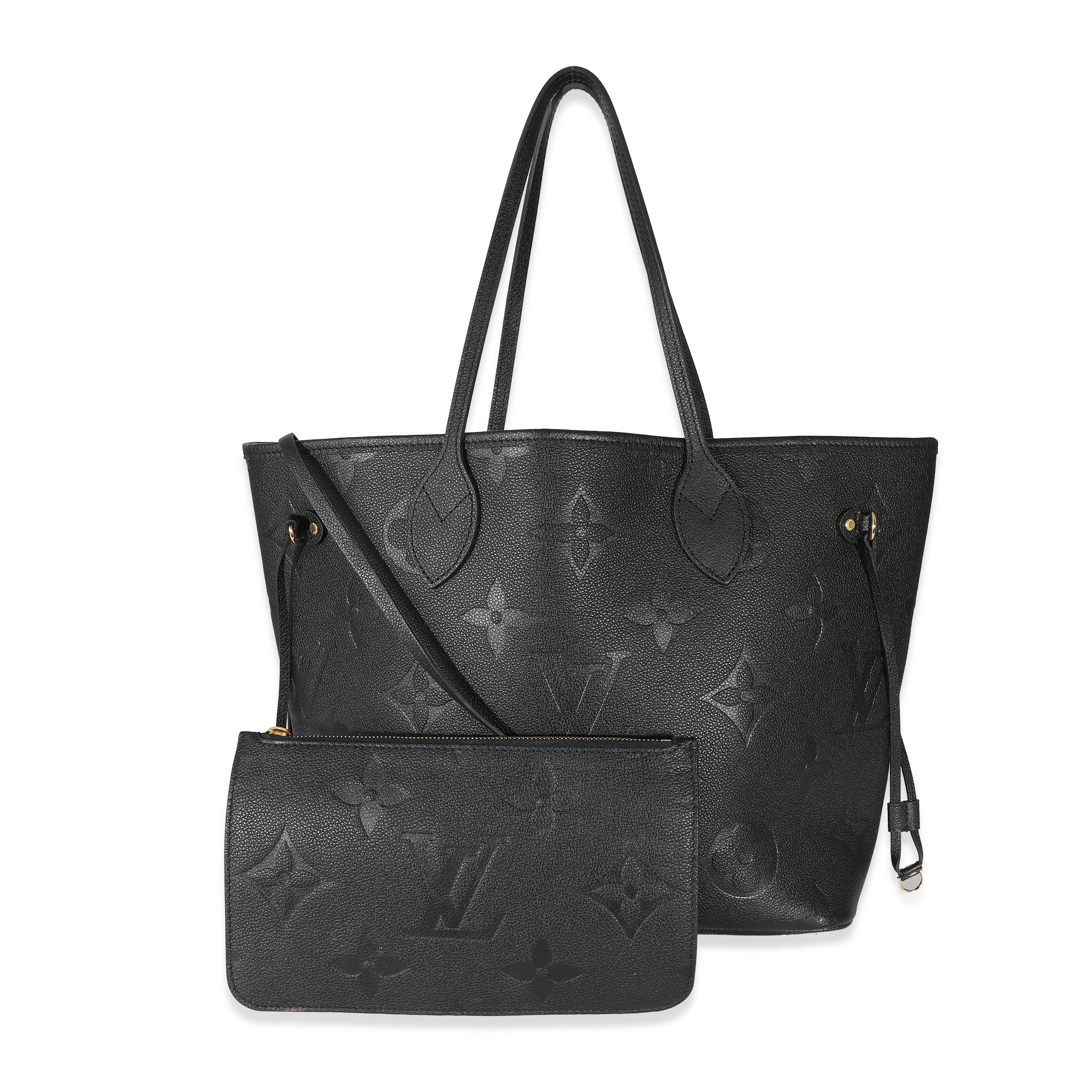 Louis Vuitton Black Empreinte Neverfull MM - Image 9