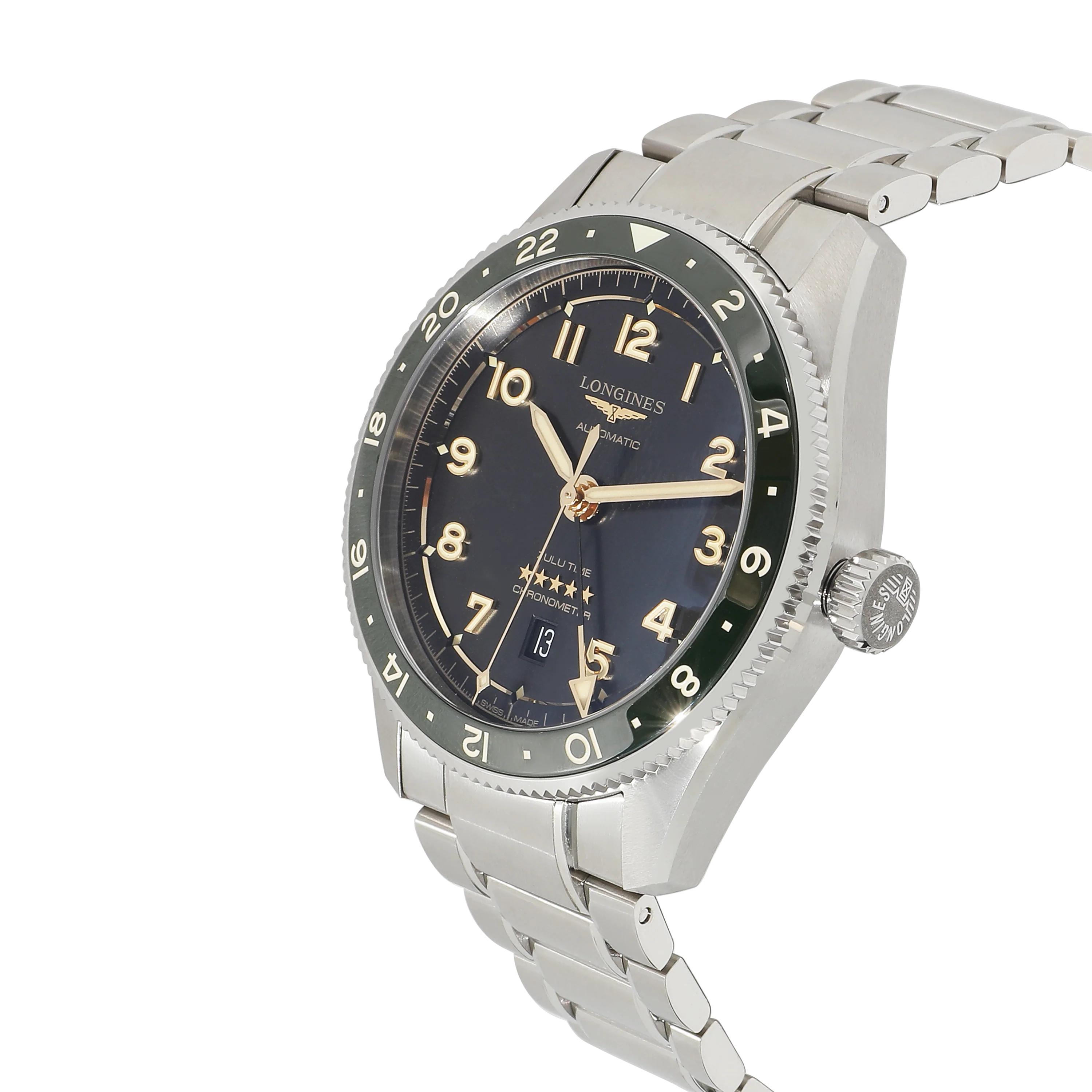 Longines Spirit Zulu Time L3.812.4.63.6 Mens Watch in Stainless Steel - Image 2