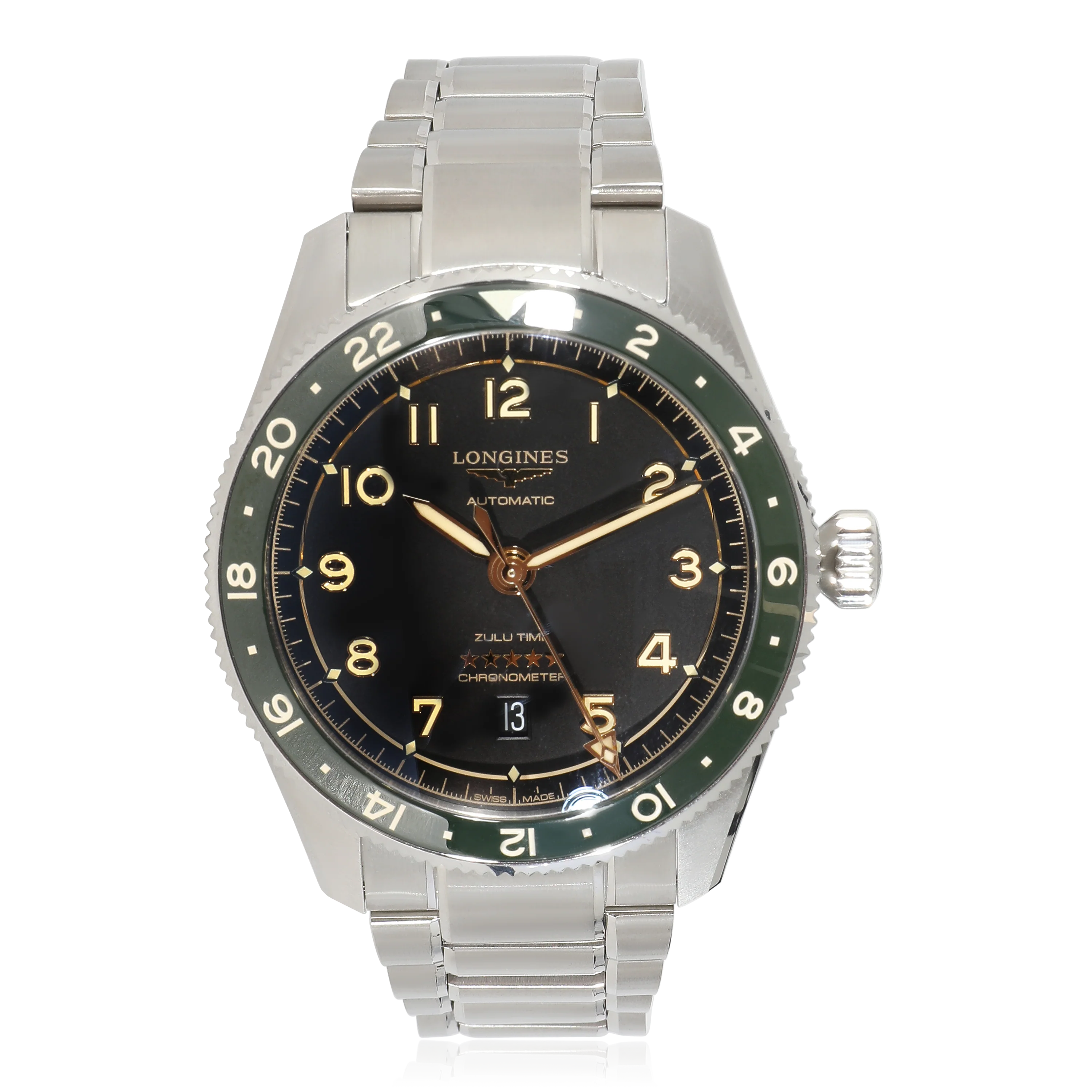 Longines Spirit Zulu Time L3.812.4.63.6 Mens Watch in Stainless Steel - Image 5