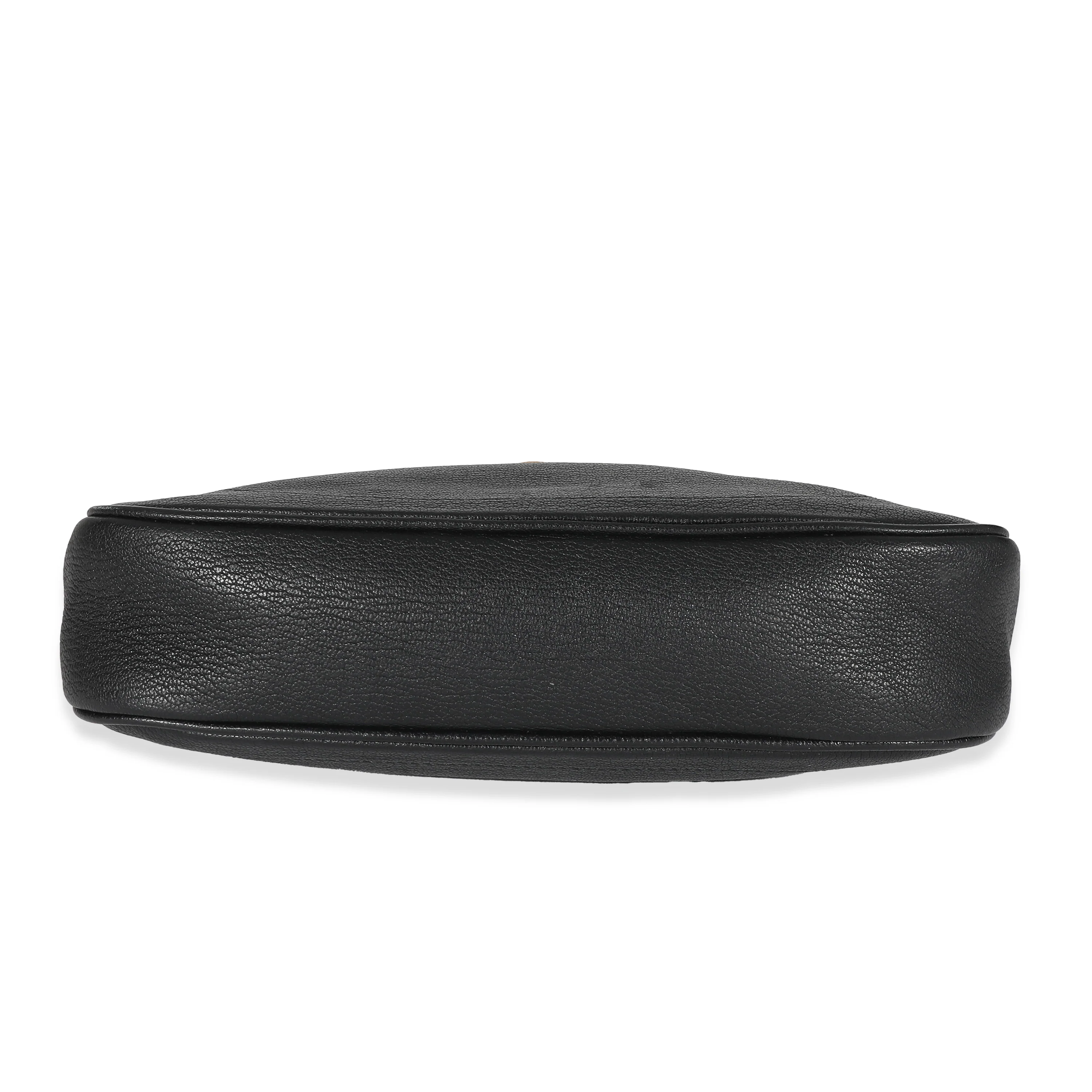 Gucci Black Goatskin Small Aphrodite Shoulder Bag - Image 4