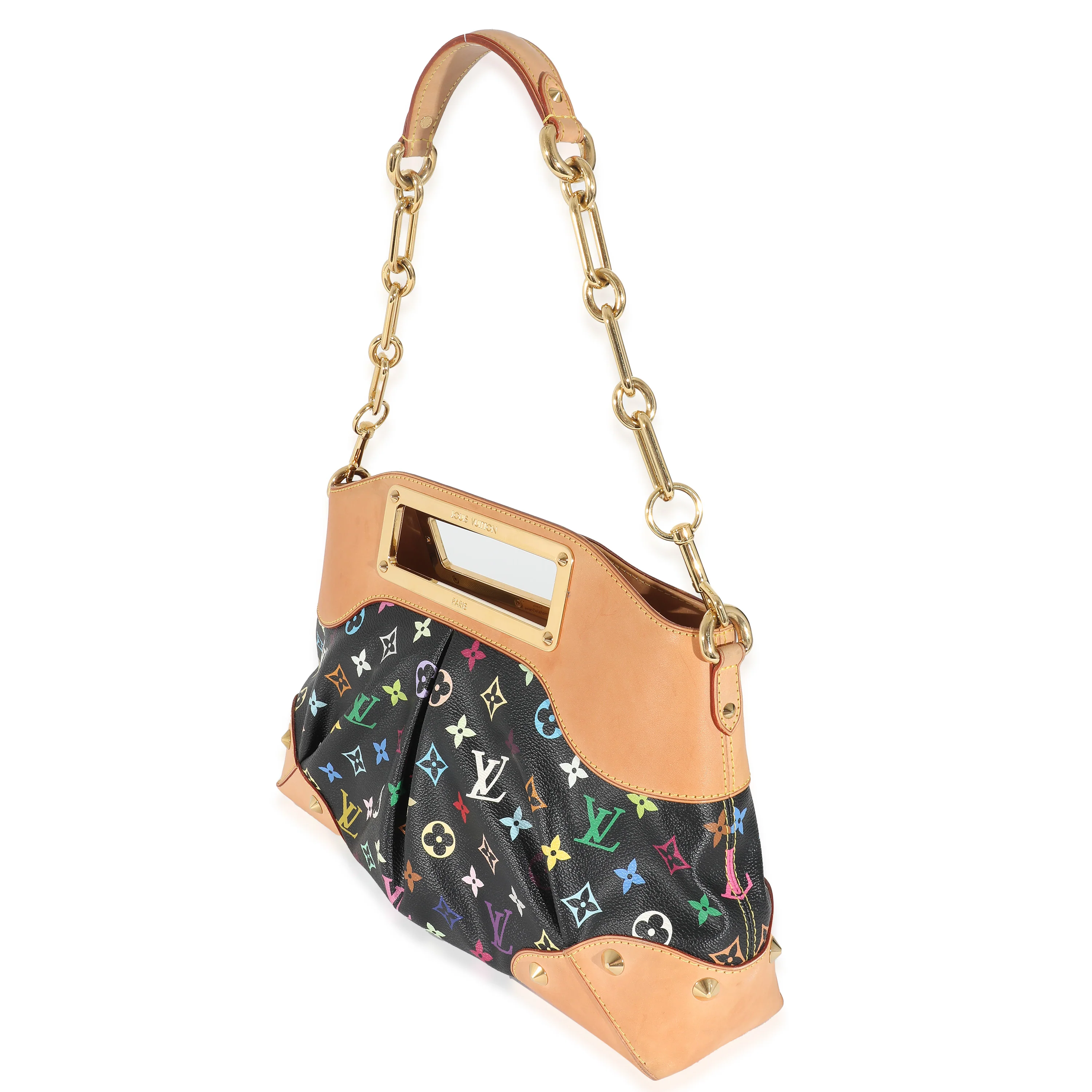 Louis Vuitton Black Multicolor Canvas Judy MM - Image 2