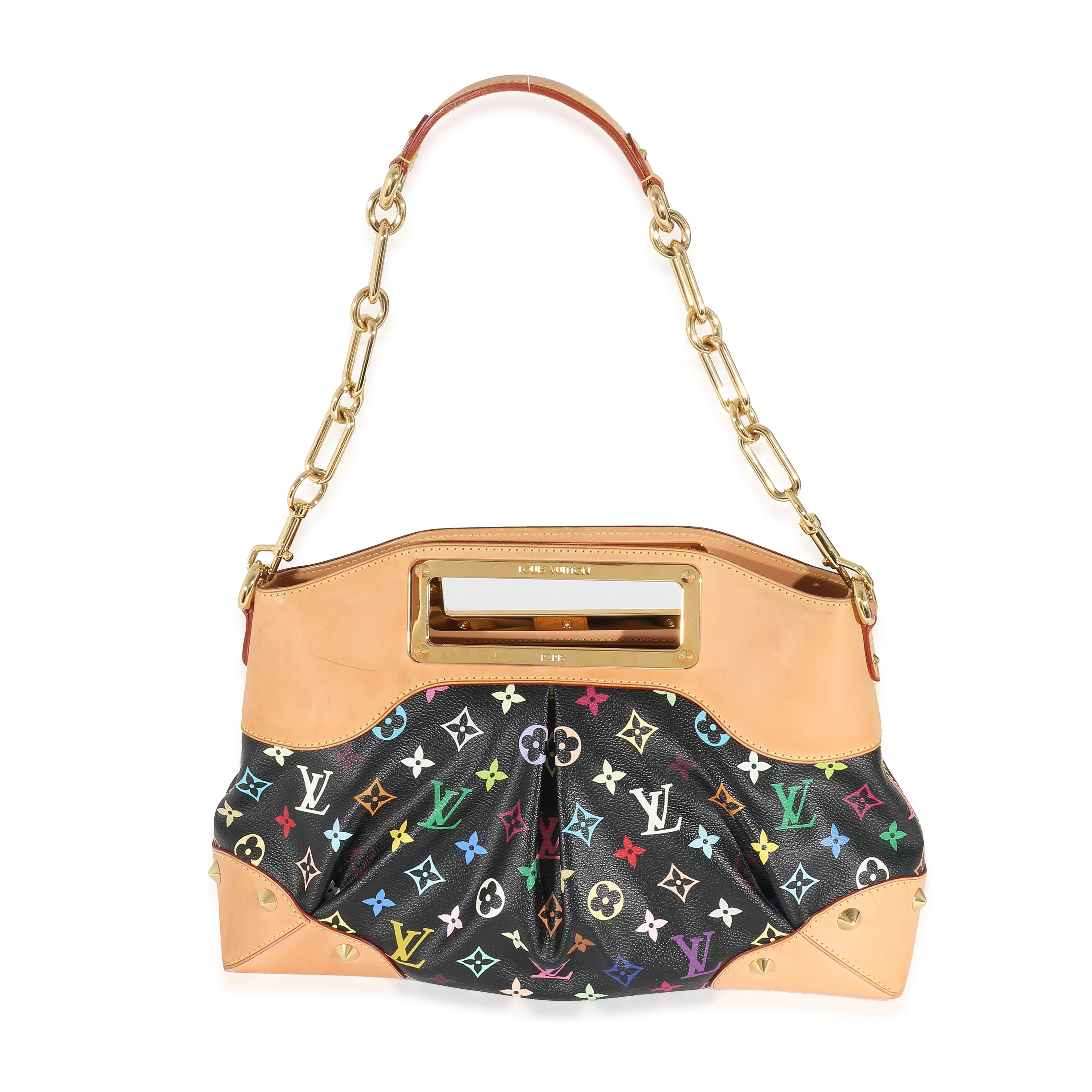 Louis Vuitton Black Multicolor Canvas Judy MM - Image 4