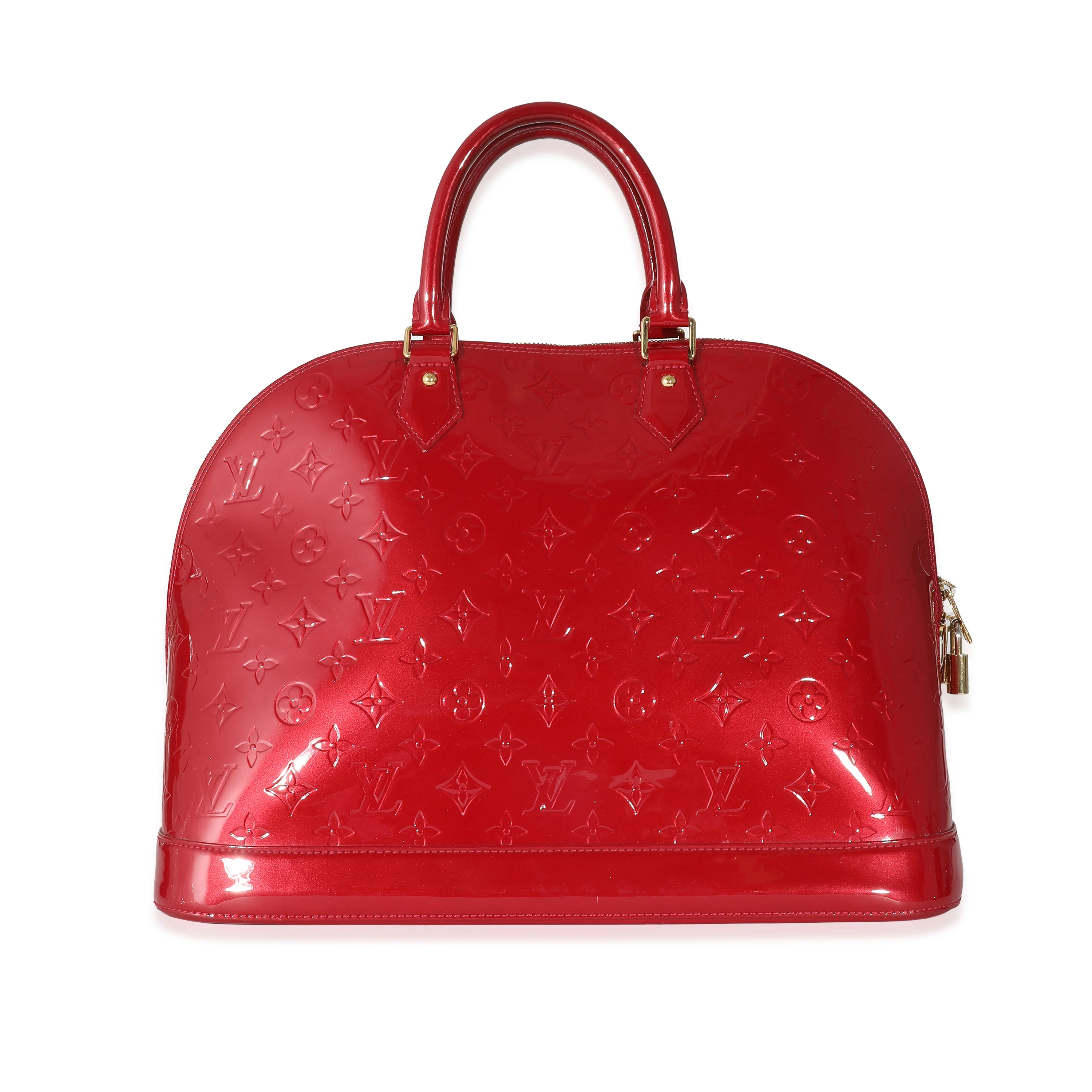Louis Vuitton Red Vernis Alma GM