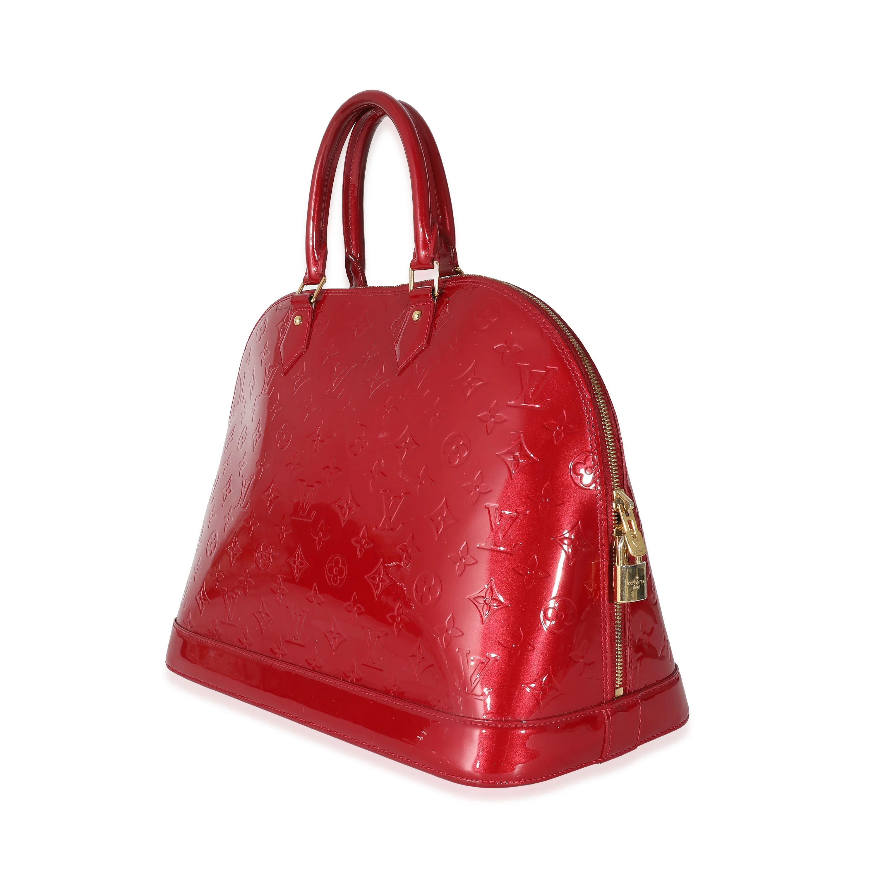 Louis Vuitton Red Vernis Alma GM - Image 2