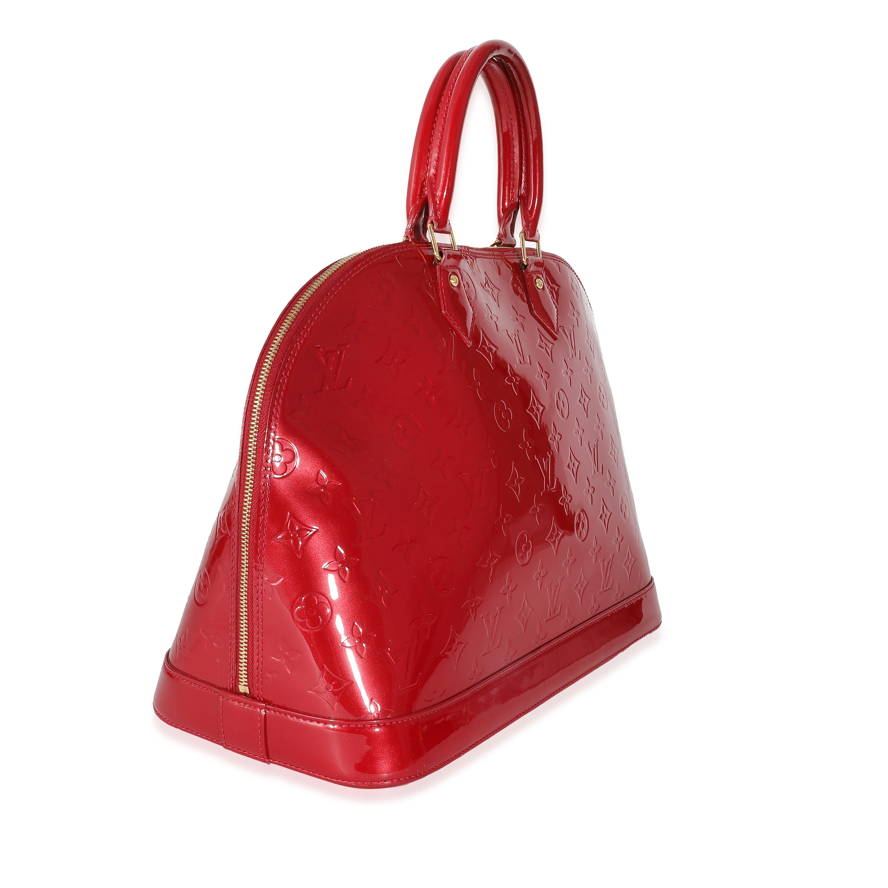 Louis Vuitton Red Vernis Alma GM - Image 3