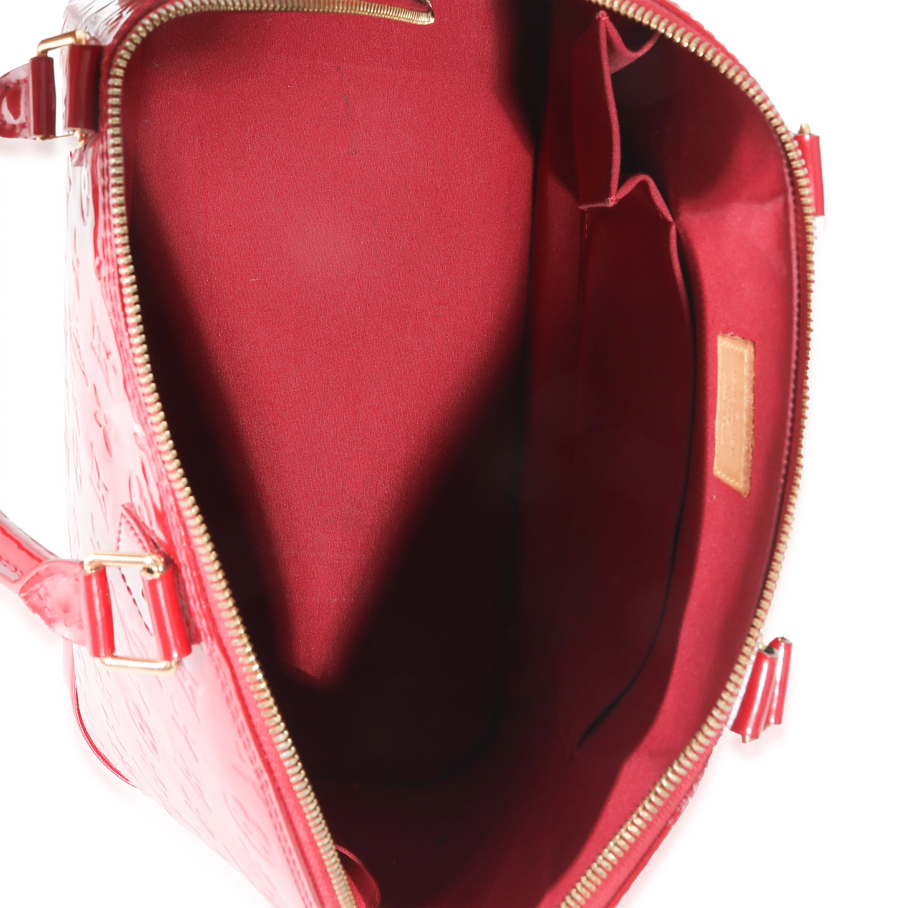 Louis Vuitton Red Vernis Alma GM - Image 8