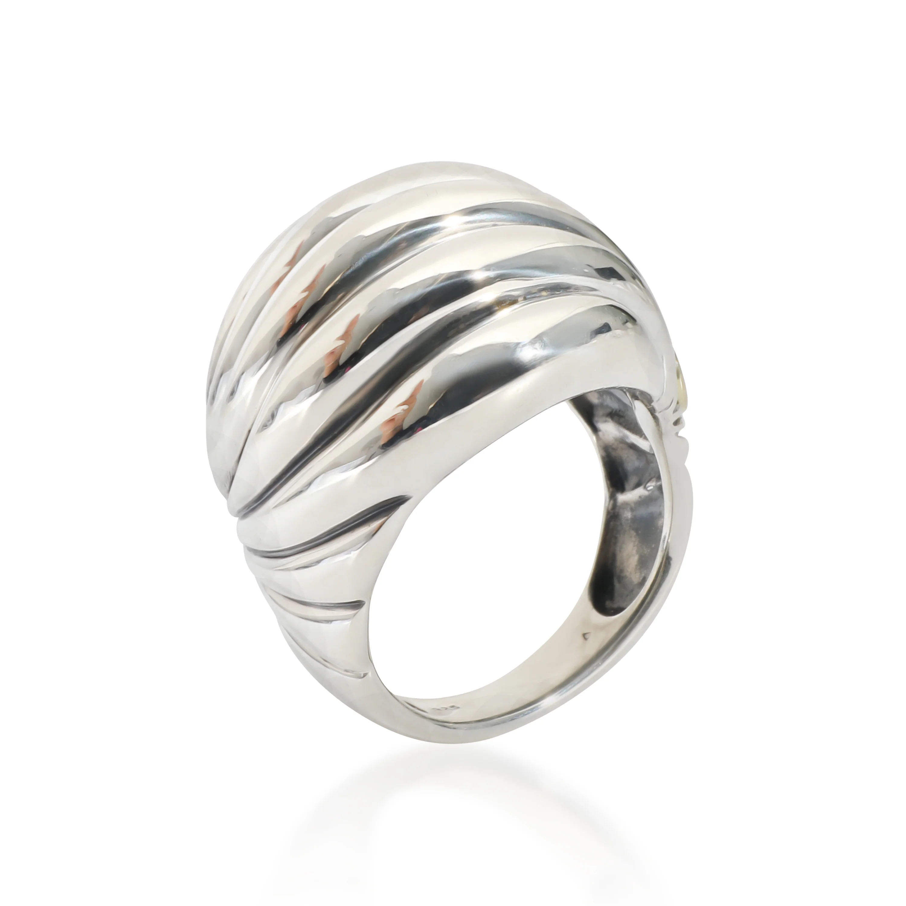 David Yurman Sculpted Cable Fashion Ring in  Sterling Silver - Image 5