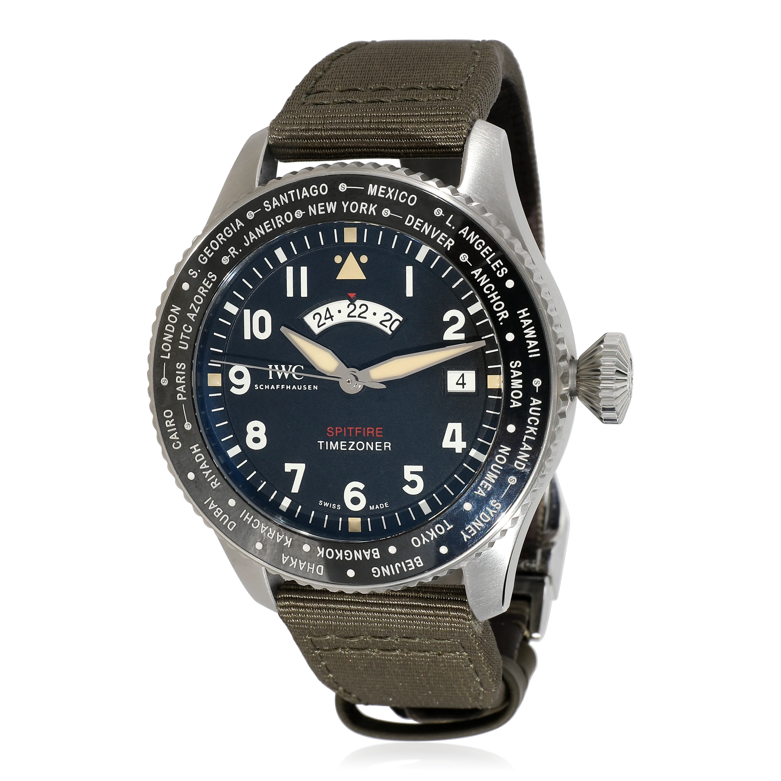 IWC Timezoner Spitfire Edition The Longest Flight IW395501 Mens Watch in Sta - Image 2