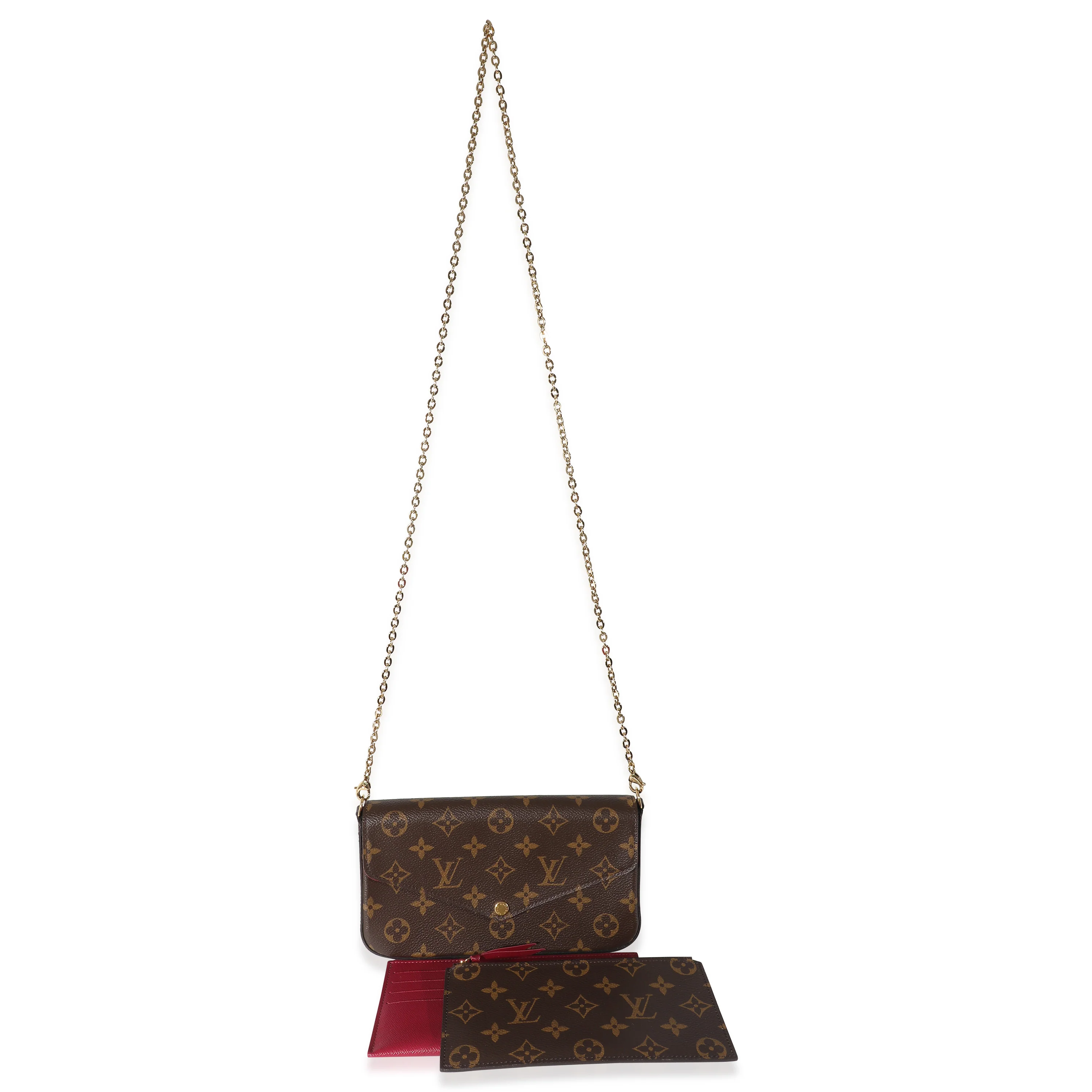 Louis Vuitton Fuchsia Monogram Canvas Félicie Pochette - Image 8