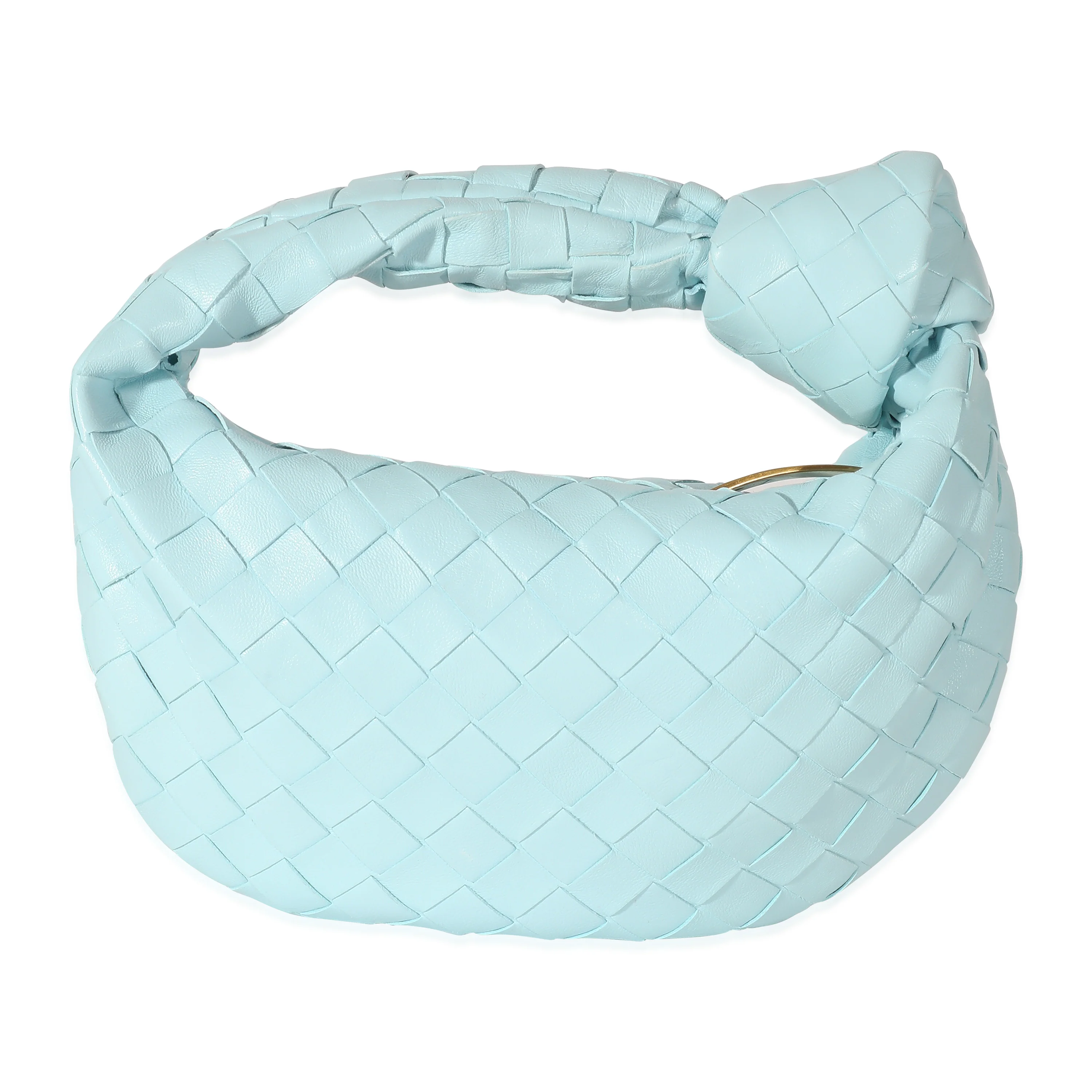 Teal Washed Intrecciato Lambskin Mini Jodie - Image 3