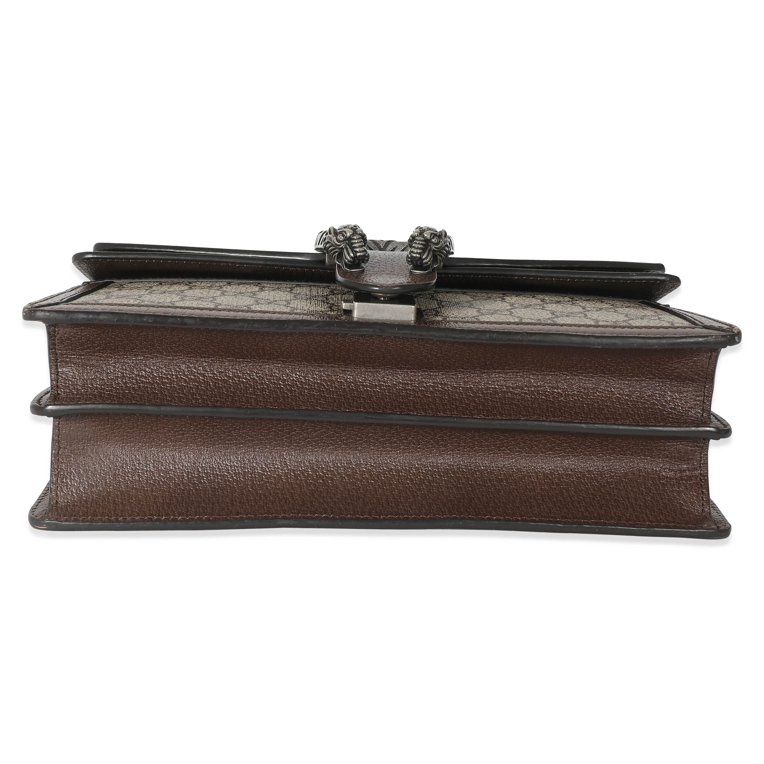 Gucci Beige GG Supreme Canvas Small Dionysus Top Handle Bag - Image 5