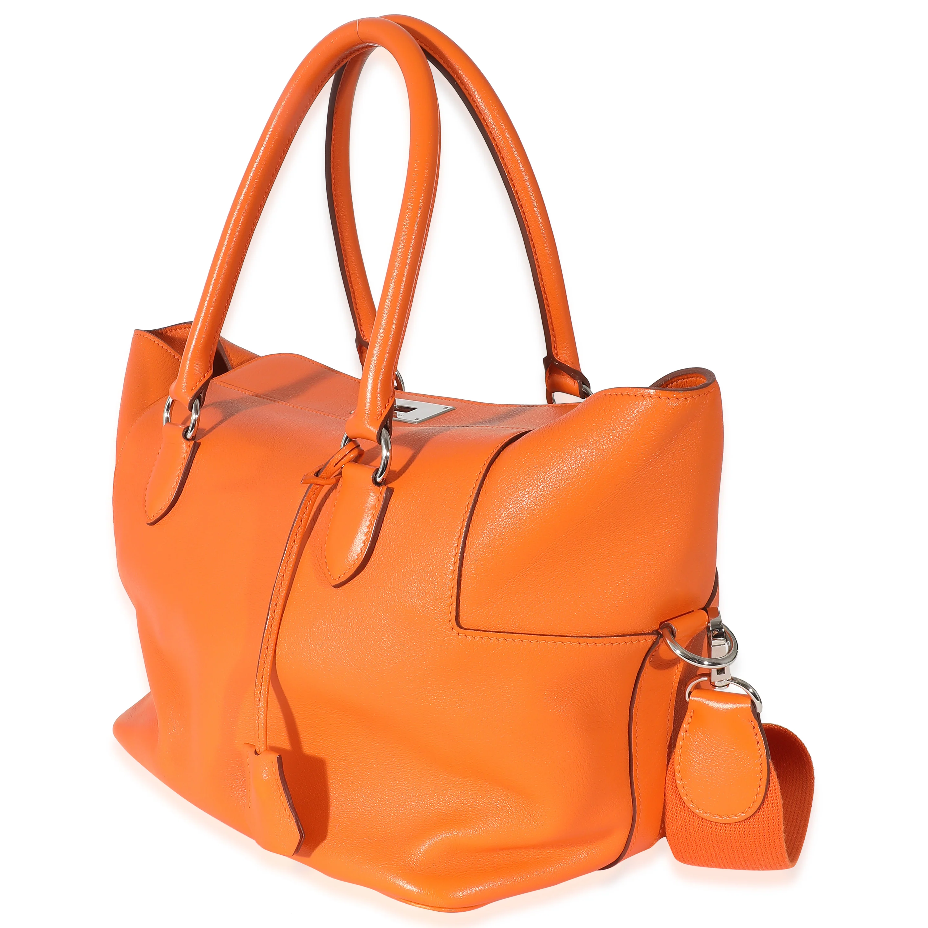 Hermès Orange Swift Toolbox 26 PHW - Image 2