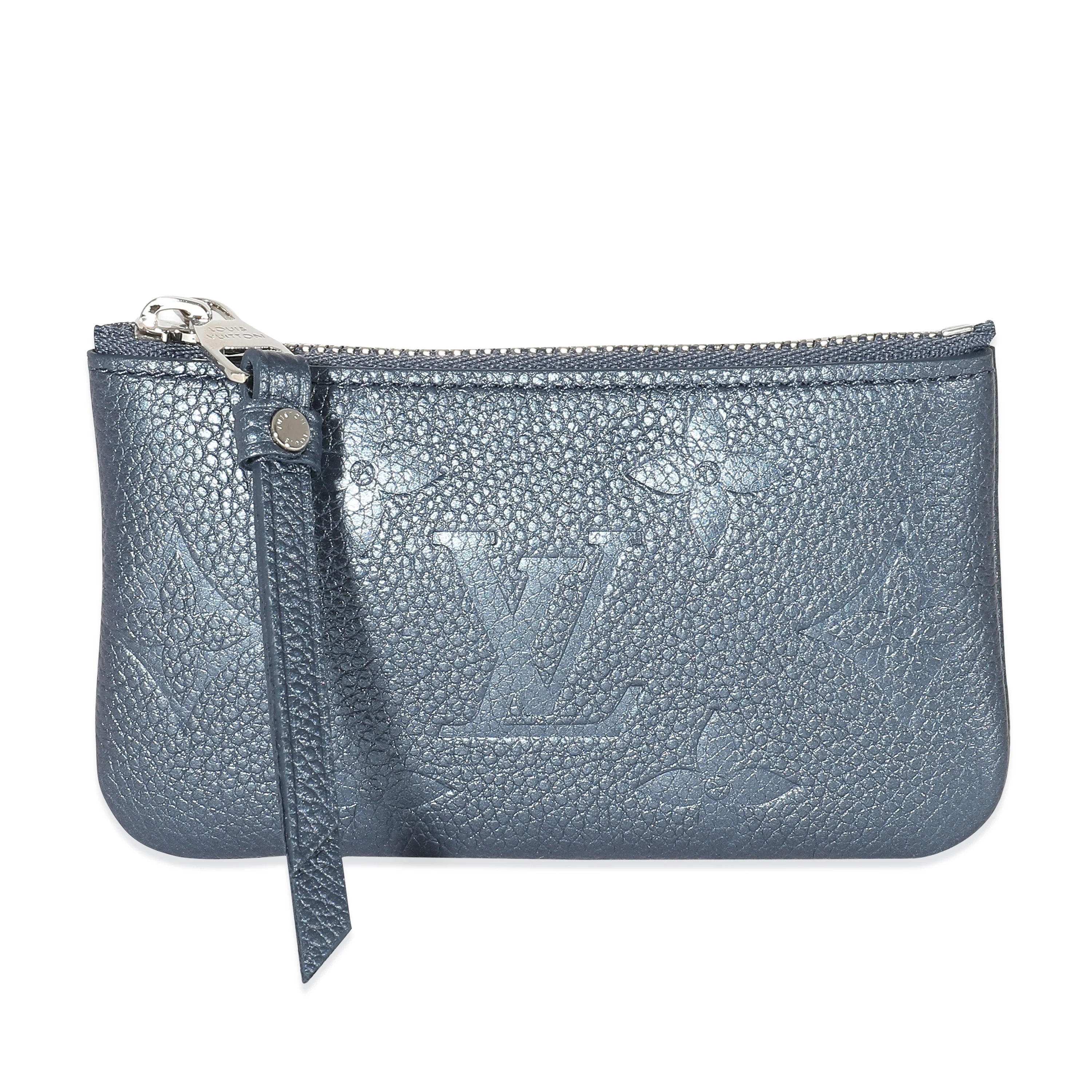 Louis Vuitton Iridescent Navy Nacre Empreinte Key Pouch
